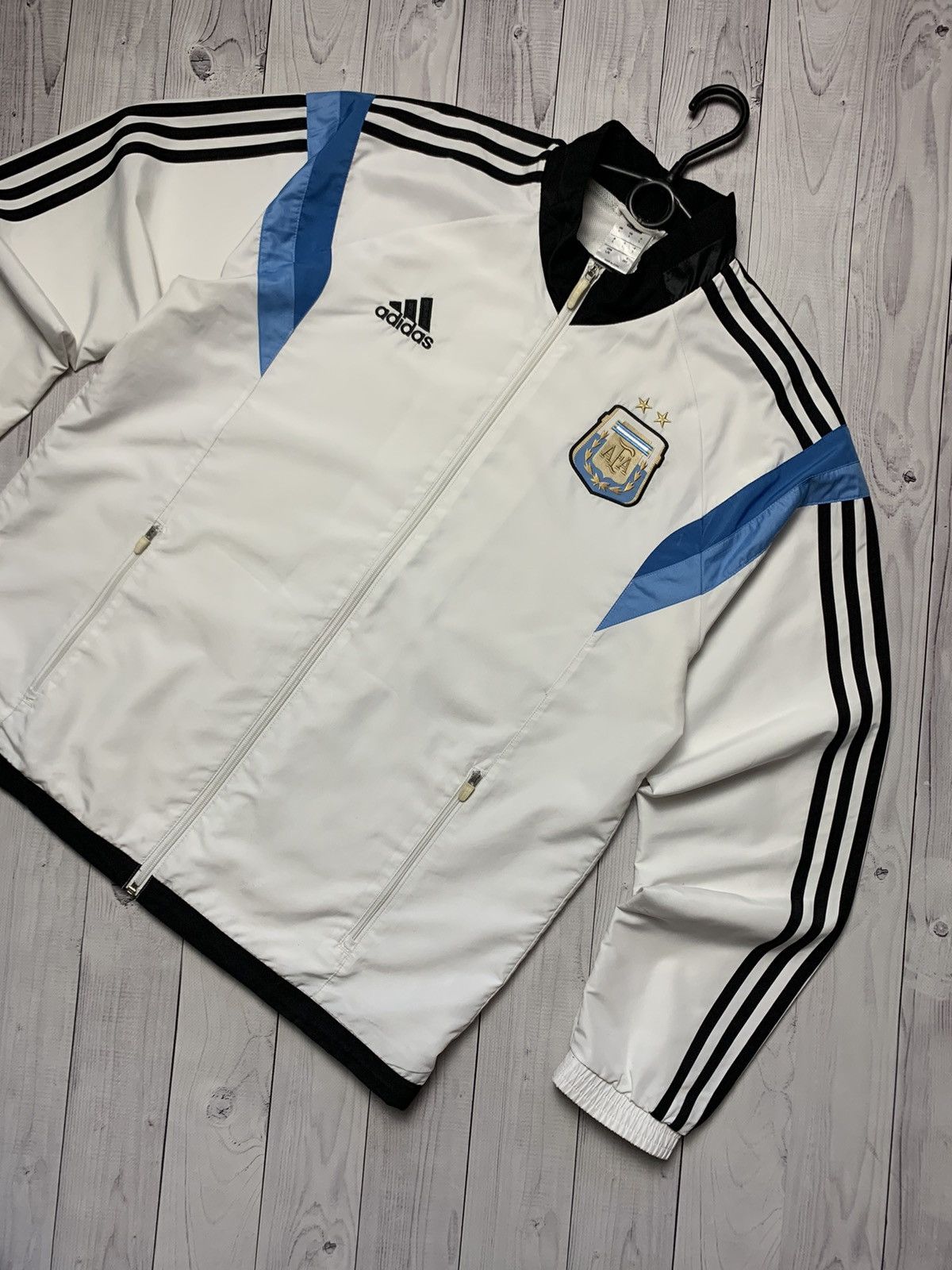 Vintage adidas Argentina soccer track jacket size L