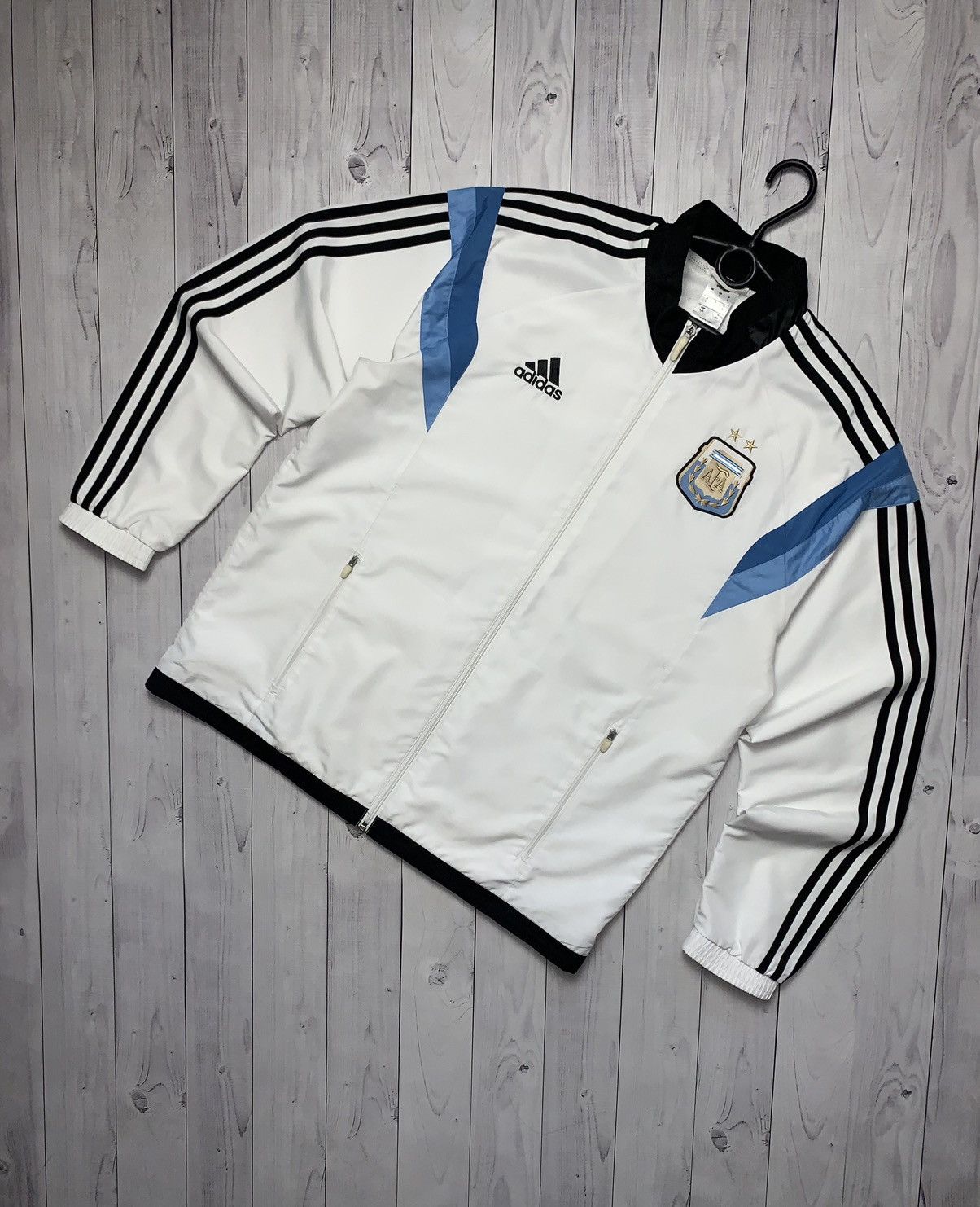 Vintage adidas Argentina soccer track jacket size L