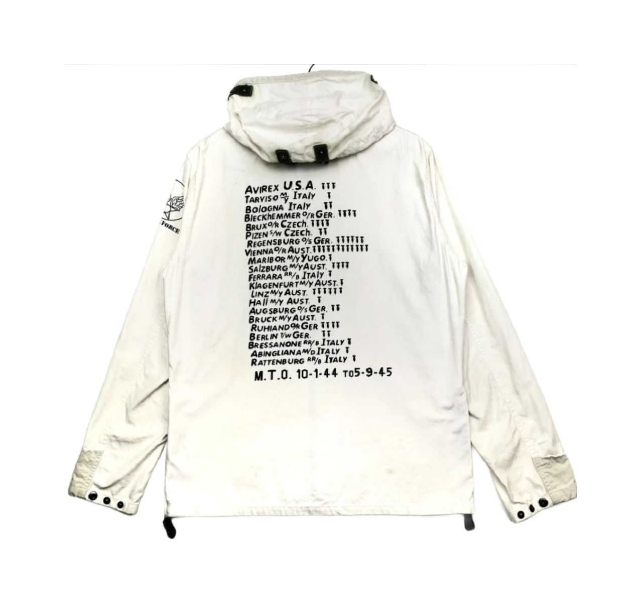 Avirex × Magical Design × Vintage Rare!! Avirex Pullover Zipper Hoodie Magical Design Size US L / EU 52-54 / 3 - 2 Thumbnail