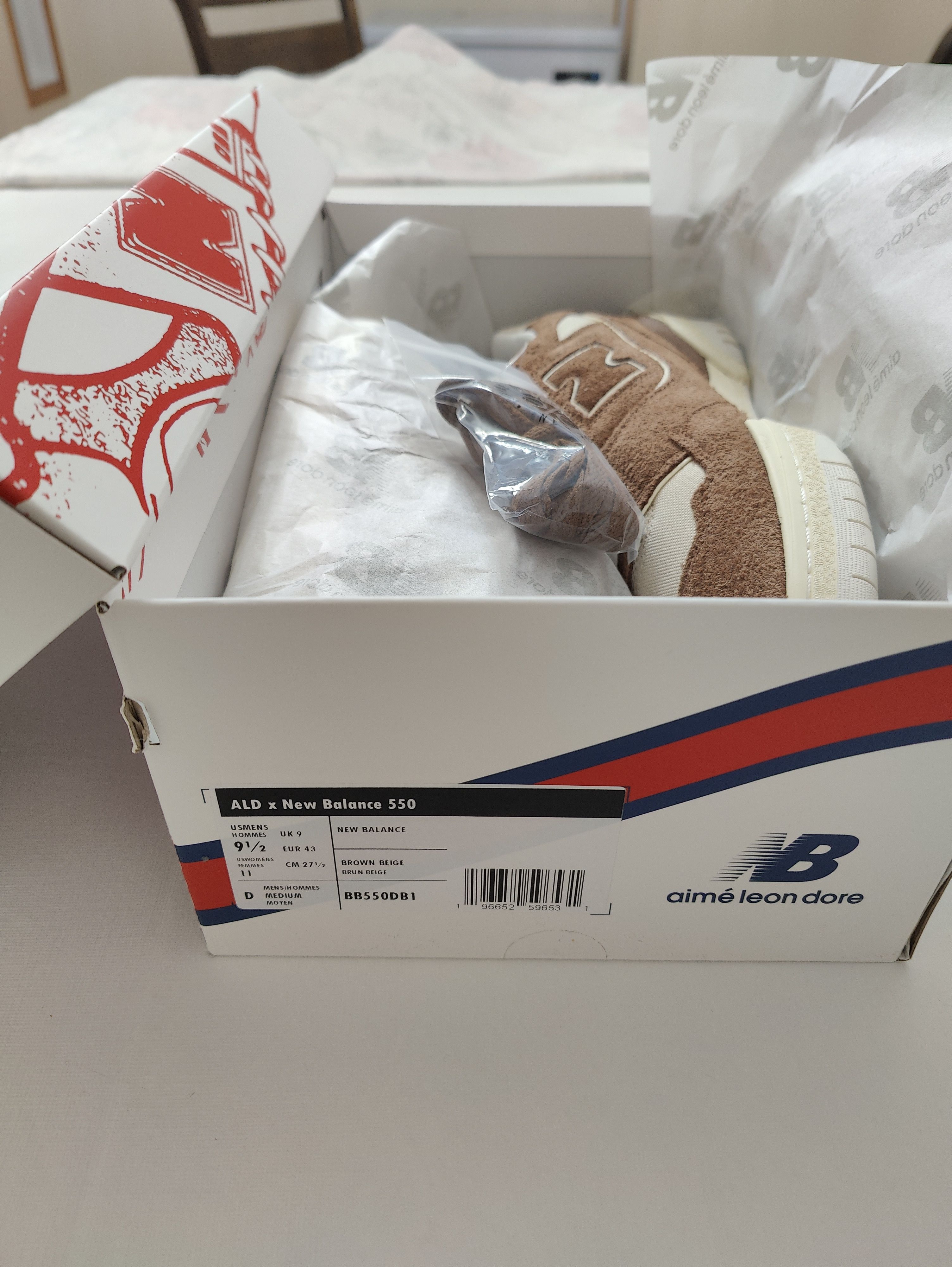 Aime Leon Dore × Designer × New Balance 550 Aime leon Dore NB basketball oxfords Size US 9.5 / EU 42-43 - 6 Thumbnail