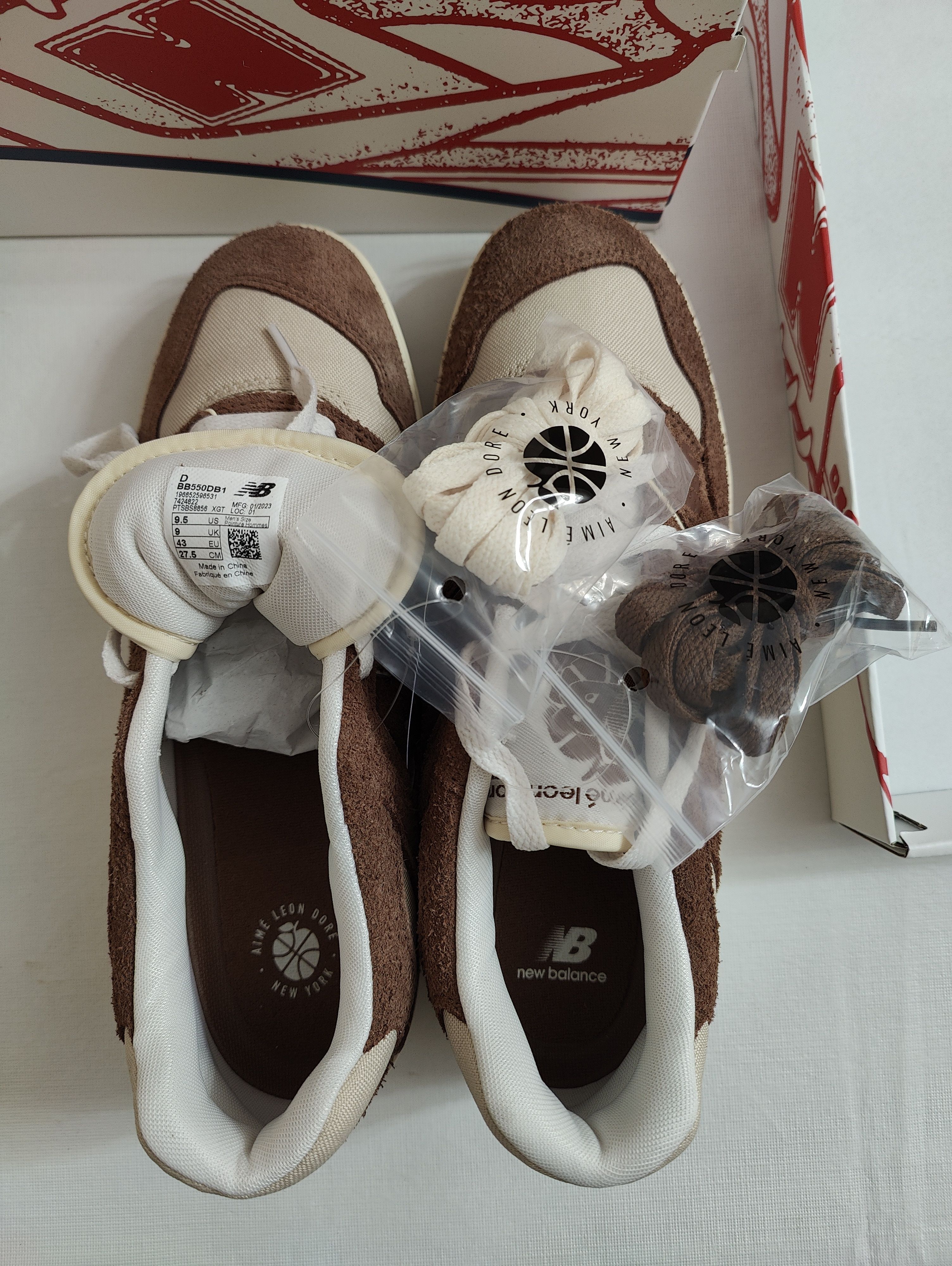 Aime Leon Dore × Designer × New Balance 550 Aime leon Dore NB basketball oxfords Size US 9.5 / EU 42-43 - 4 Thumbnail