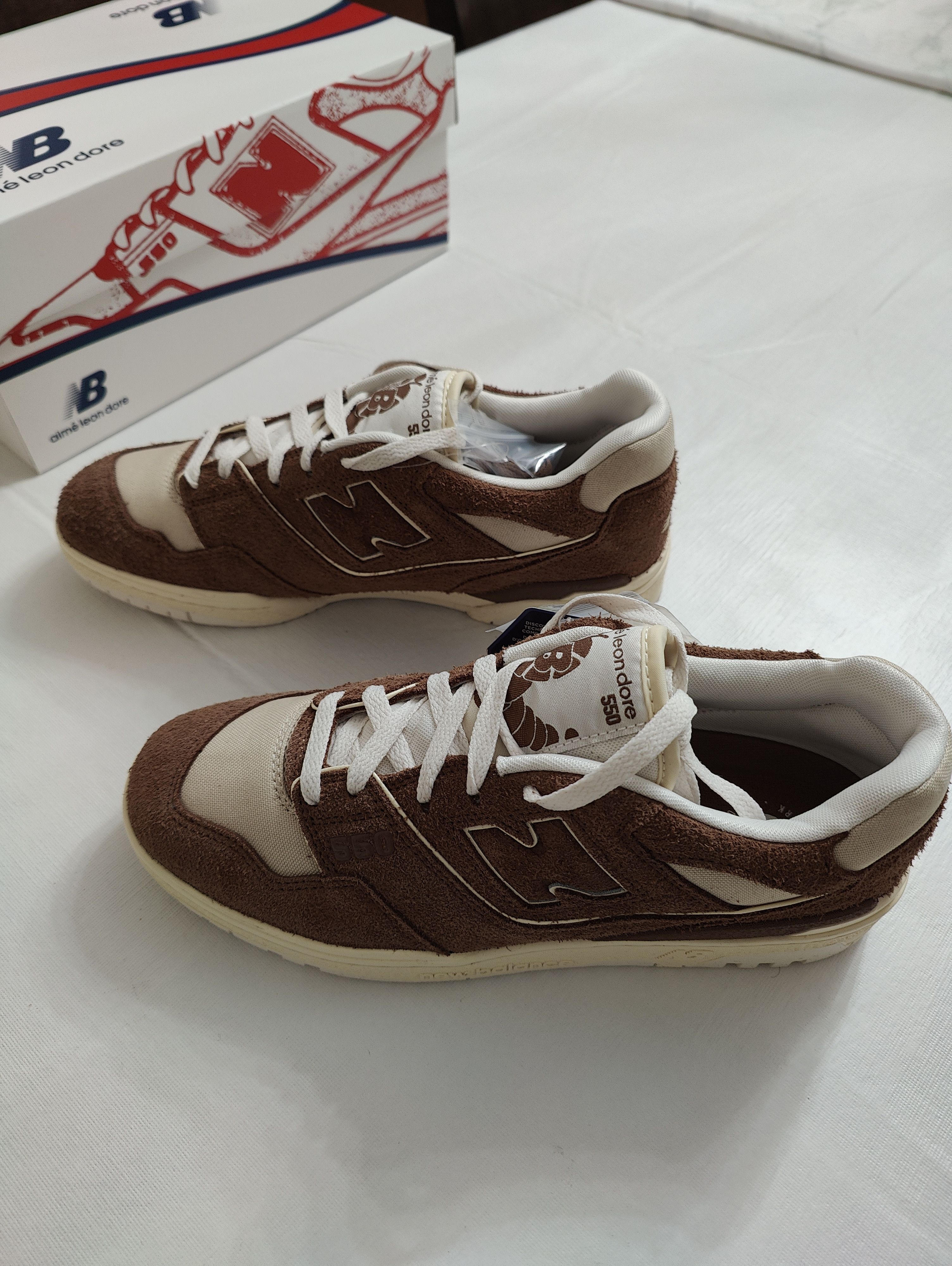 Aime Leon Dore × Designer × New Balance 550 Aime leon Dore NB basketball oxfords Size US 9.5 / EU 42-43 - 5 Thumbnail