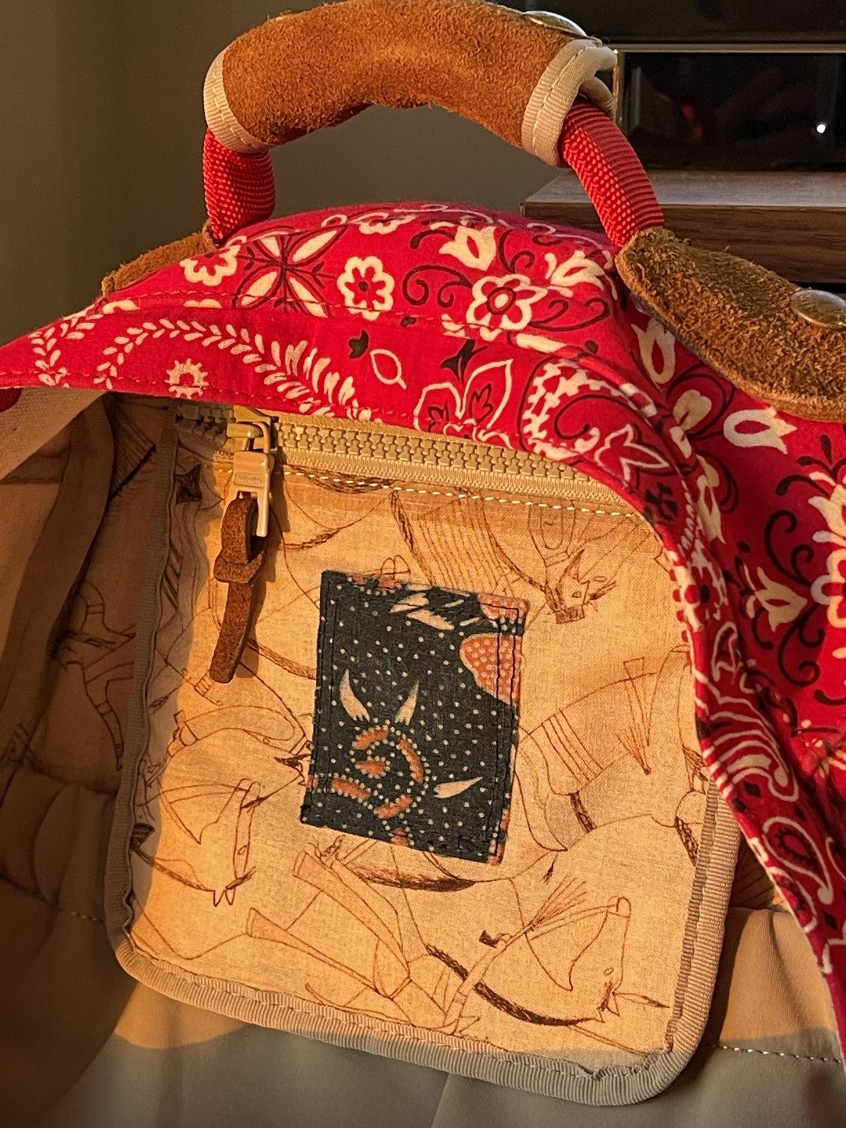 visvim ICT BANDANA 22L BACKPACK RED