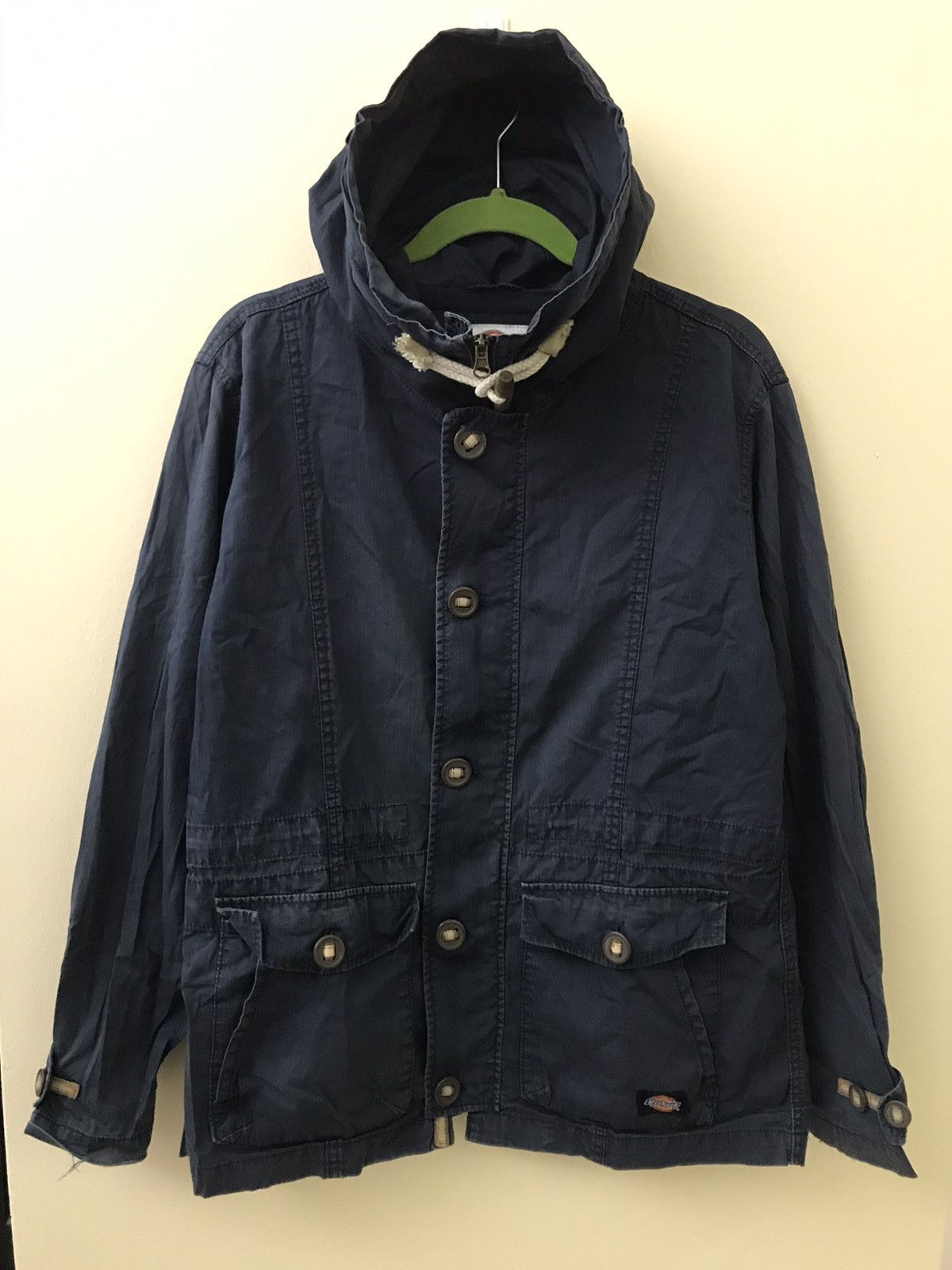Dickies × Vintage Vintage 🔥 Dickies Distressed Light hoodie jacket Size US M / EU 48-50 / 2 - 1 Thumbnail