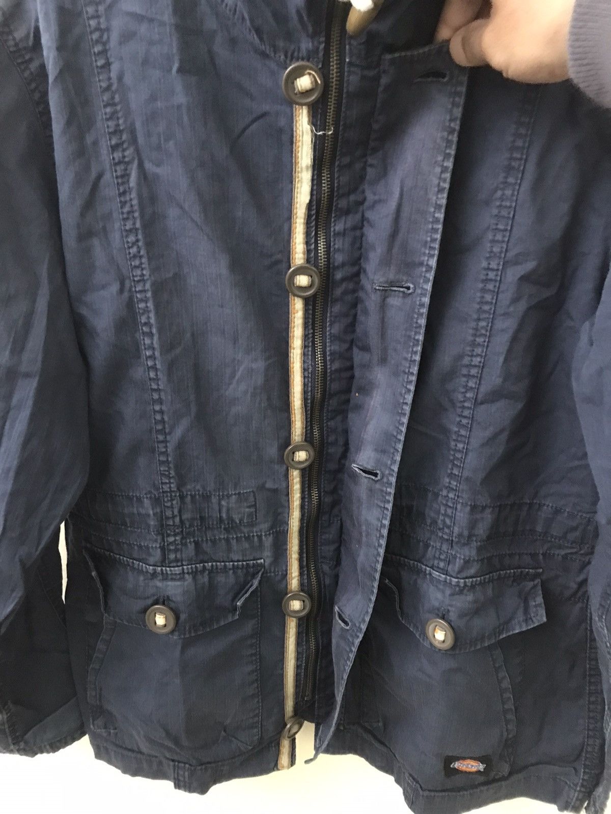 Dickies × Vintage Vintage 🔥 Dickies Distressed Light hoodie jacket Size US M / EU 48-50 / 2 - 23 Thumbnail