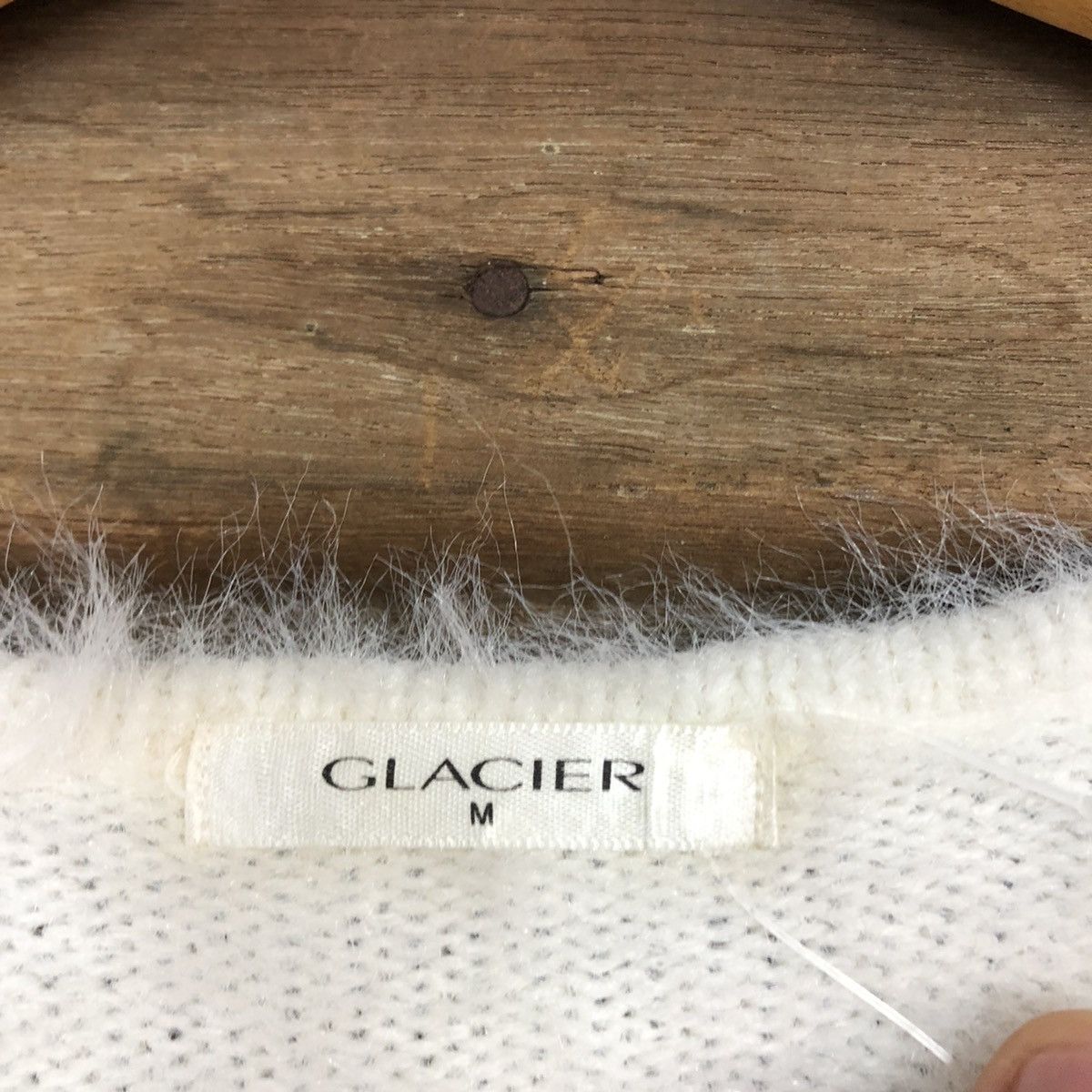 Homespun Knitwear × Japanese Brand DL Glacier White Mohair Soft Fur Shag Shaggy Knitwear #B636 Size M / US 6-8 / IT 42-44 - 11 Thumbnail