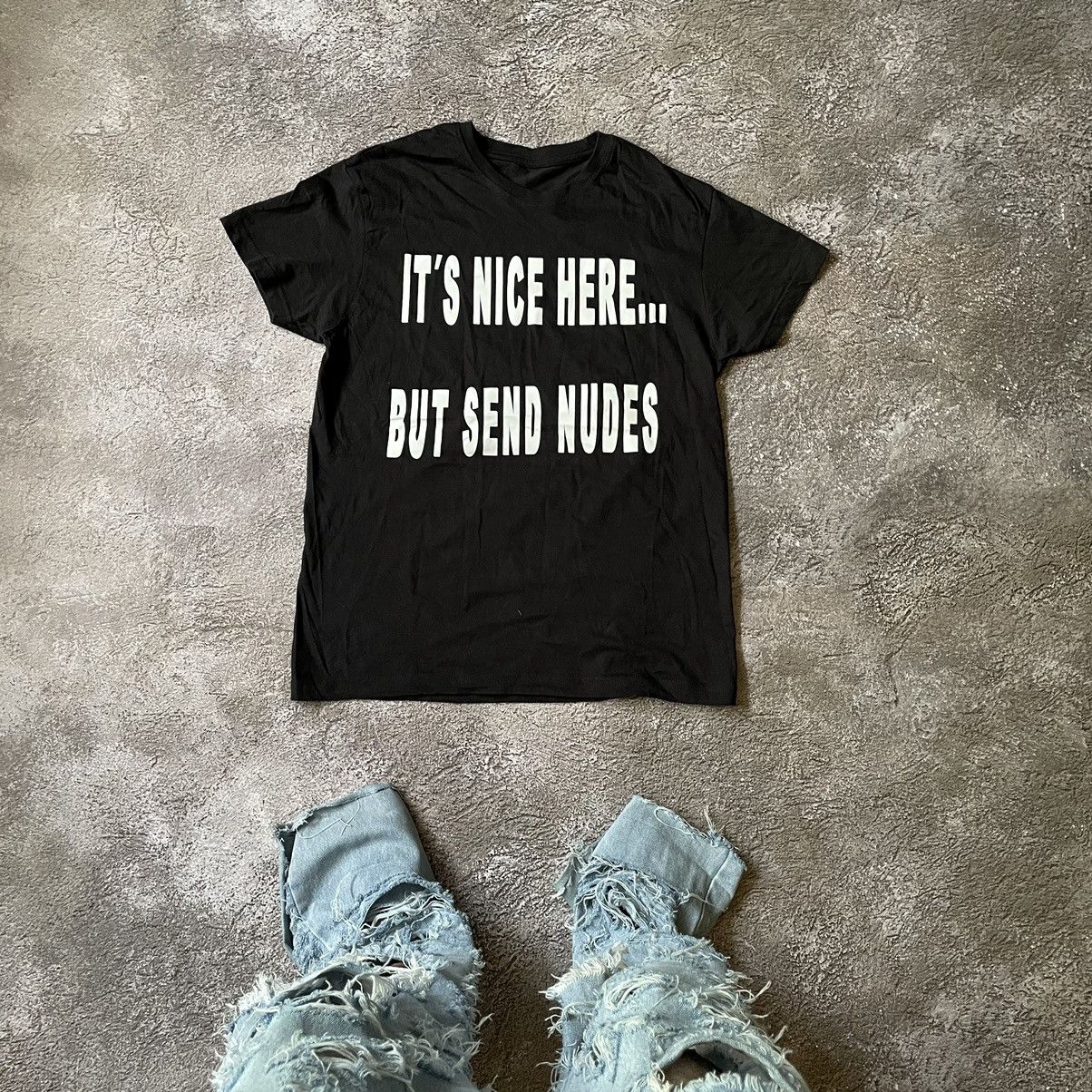 Vintage Vintage Y2K Funny Graphic Tee Black Oversized Grunge Skate M Size US M / EU 48-50 / 2 - 1 Thumbnail