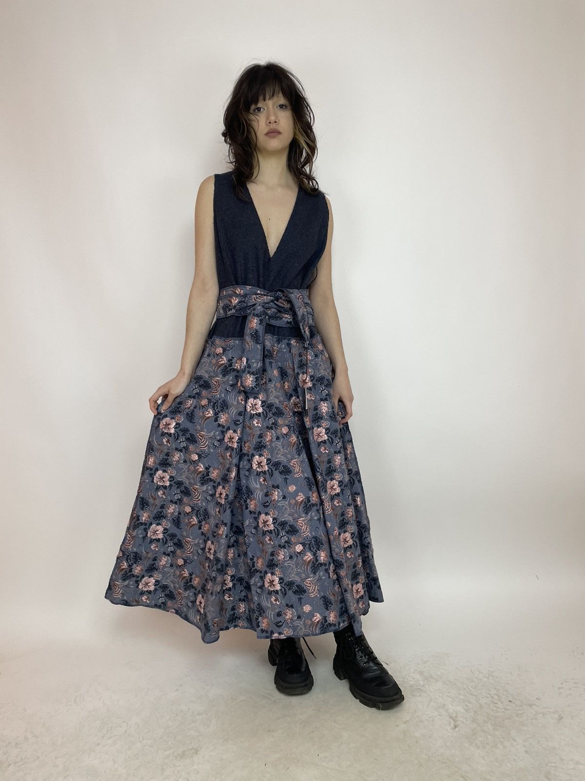 Other MARNA RO Los Angeles MAXI DRESS Foral Womens size M Size M / US 6-8 / IT 42-44 - 2 Thumbnail