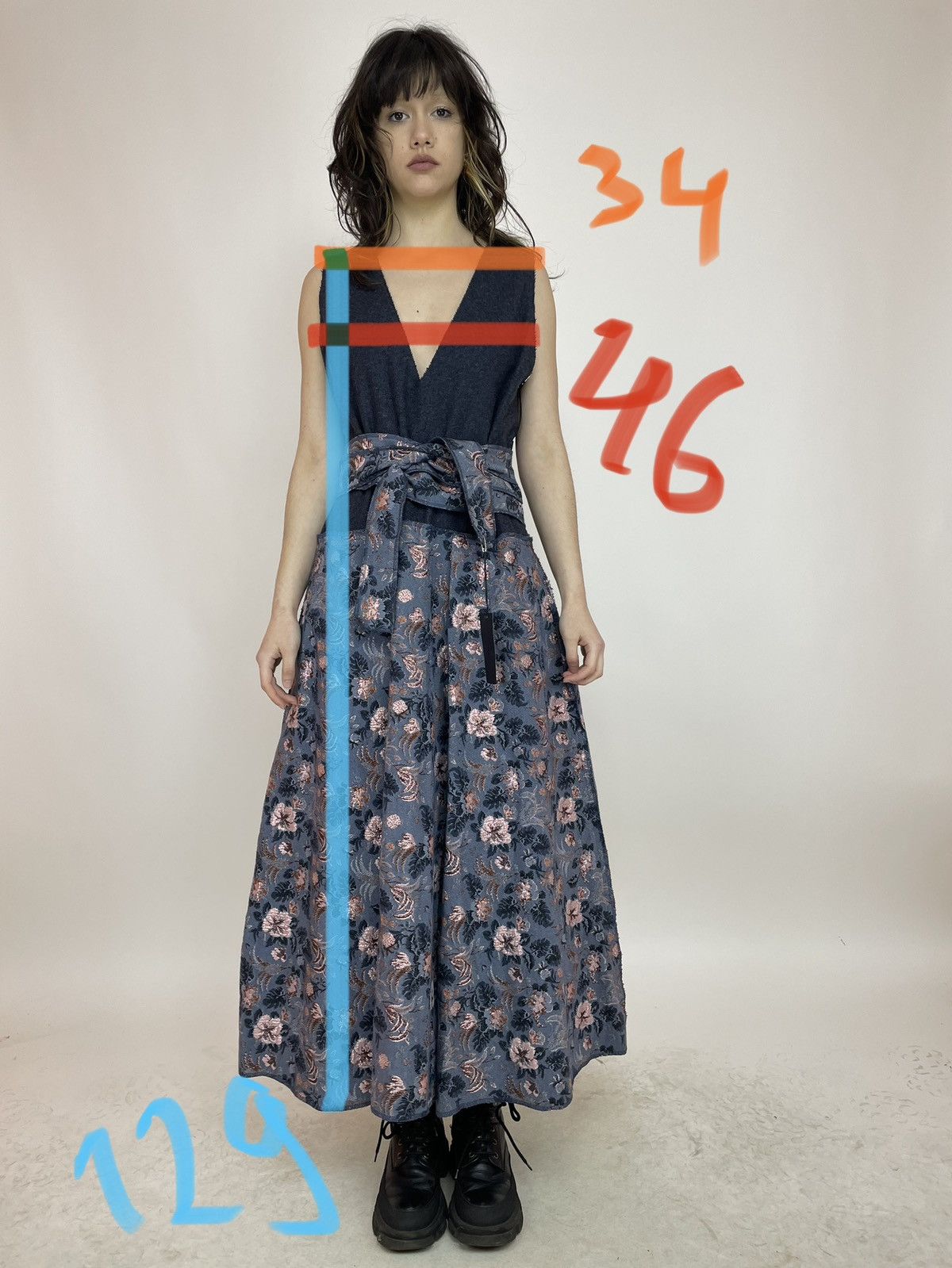 Other MARNA RO Los Angeles MAXI DRESS Foral Womens size M Size M / US 6-8 / IT 42-44 - 11 Thumbnail