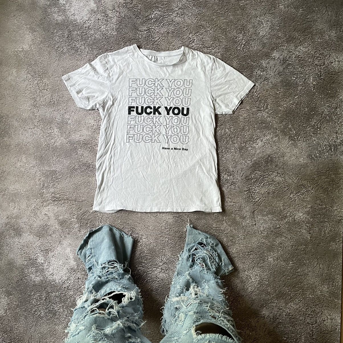 Vintage Vintage Y2K Graphic Tee Sun Faded Punk Streetwear Baggy M Size US M / EU 48-50 / 2 - 1 Thumbnail