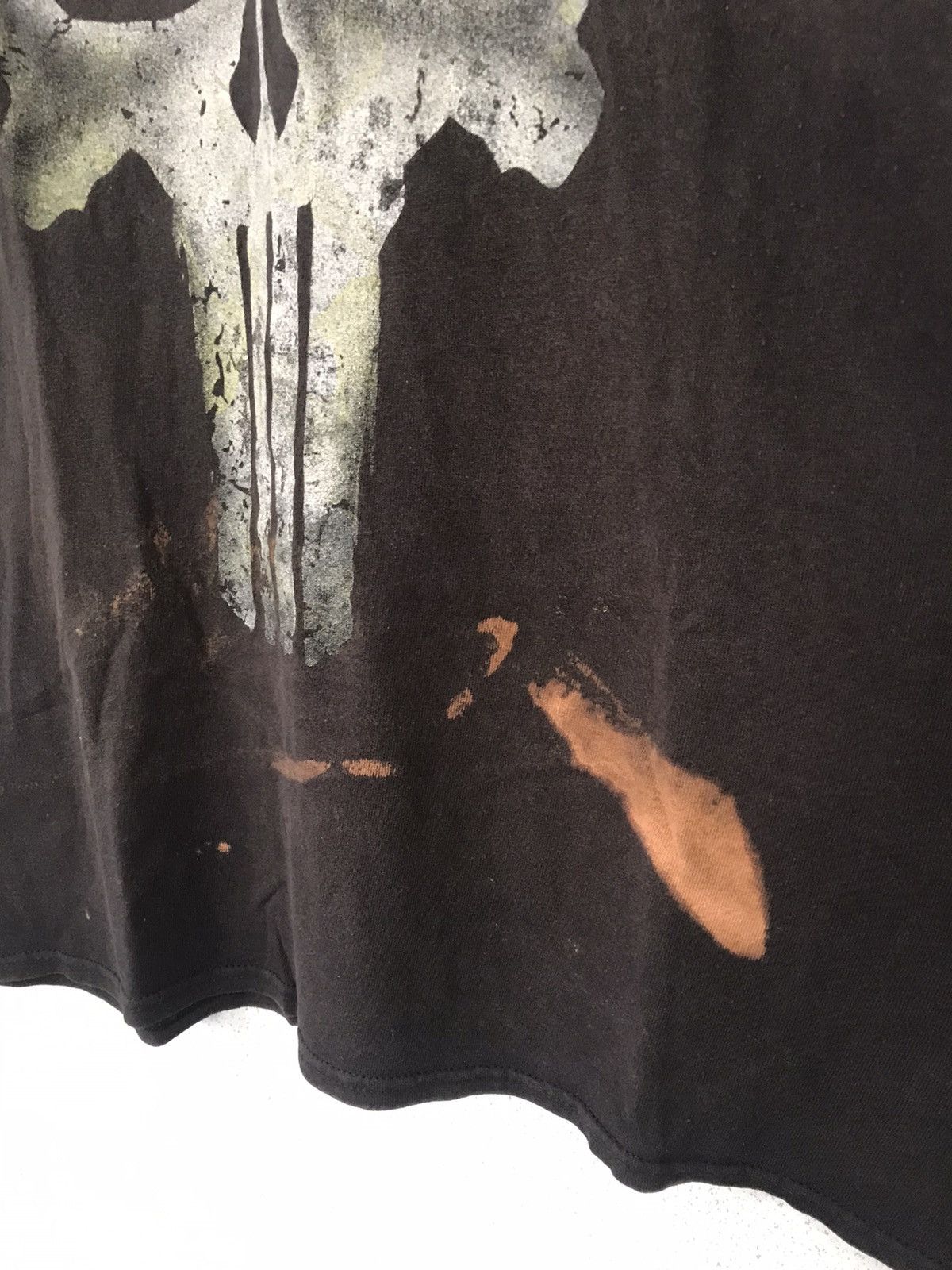 Marvel Comics Marvel Punisher Faded Black Distressed T Shirt Size US L / EU 52-54 / 3 - 6 Thumbnail