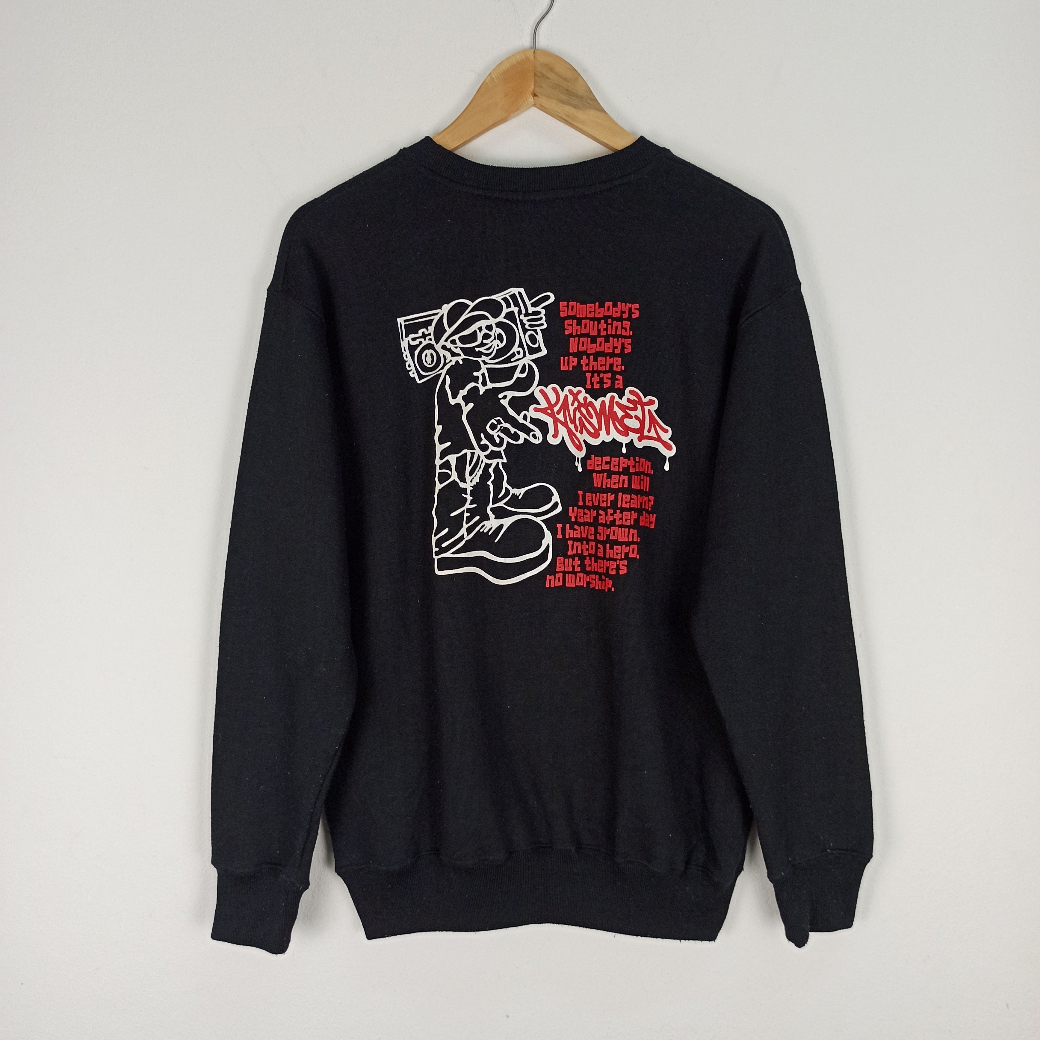 Japanese Brand 🔥Rare🔥 Streetwear Phisical Turkey Bear Sweatshirt Size US M / EU 48-50 / 2 - 5 Thumbnail