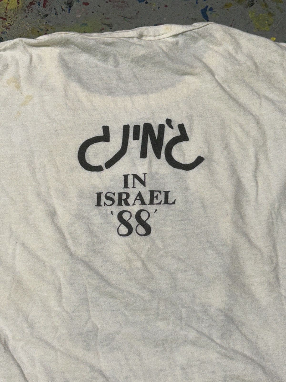 Band Tees × Vintage Vintage distressed Ziggy Marley 1988 Israel tour T-shirt Size US L / EU 52-54 / 3 - 5 Thumbnail