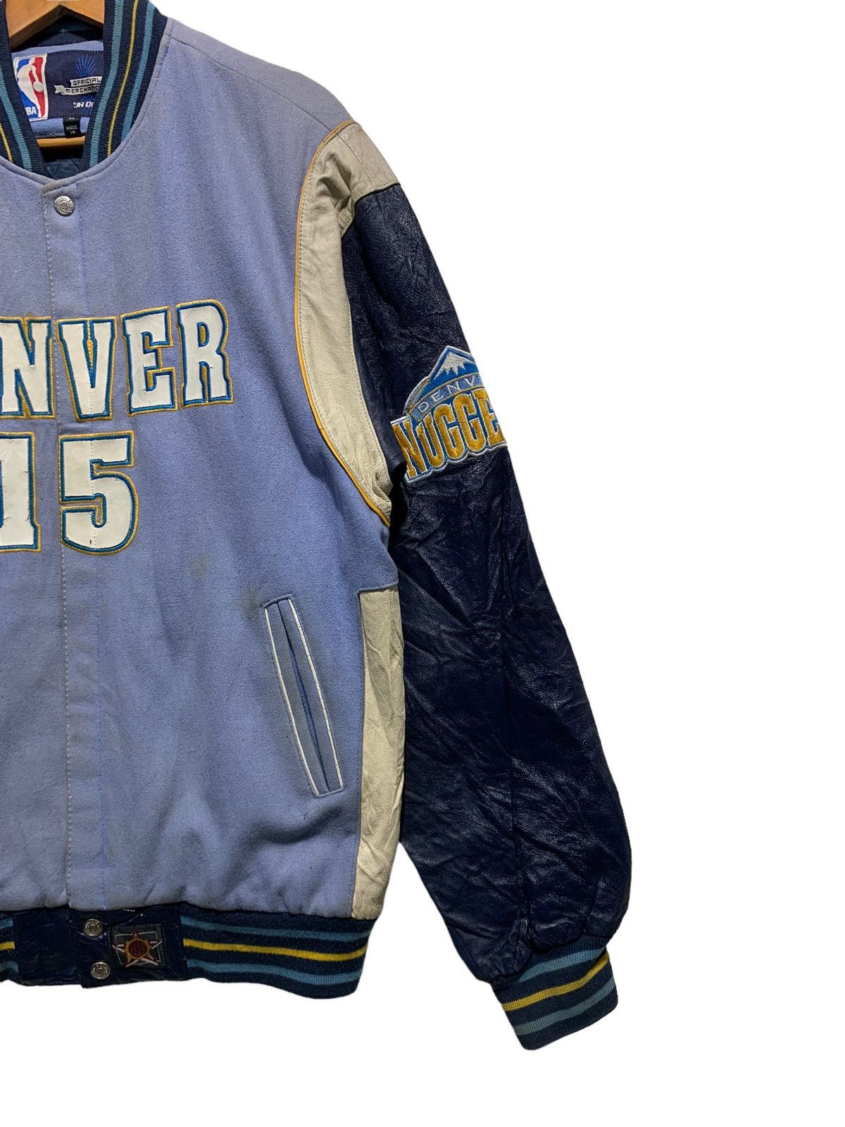 Jeff Hamilton × NBA 🔥JEFF HAMILTON DENVER NUGGETS NBA VARSITY JACKET Size US M / EU 48-50 / 2 - 3 Thumbnail