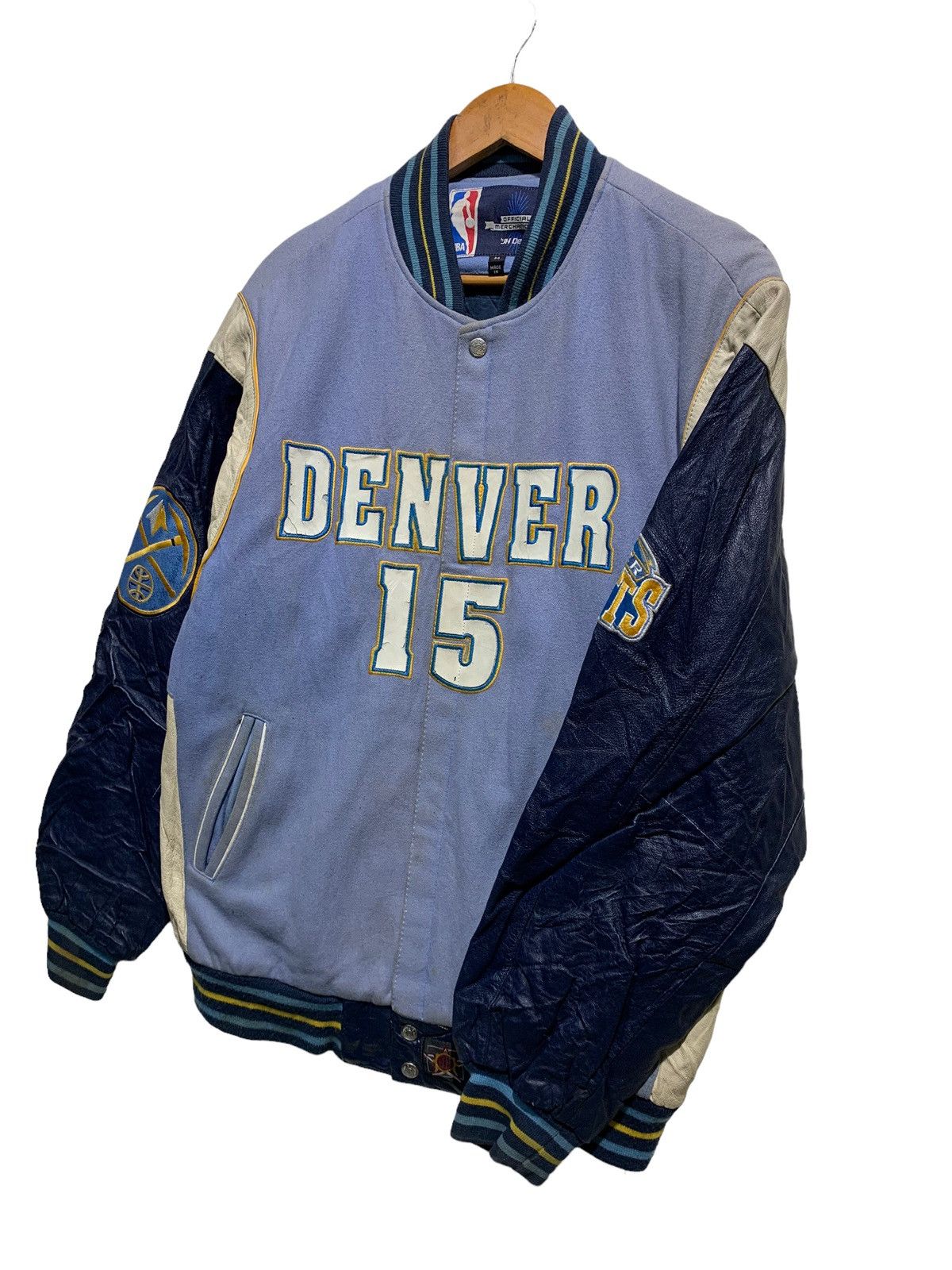 Jeff Hamilton × NBA 🔥JEFF HAMILTON DENVER NUGGETS NBA VARSITY JACKET Size US M / EU 48-50 / 2 - 4 Thumbnail