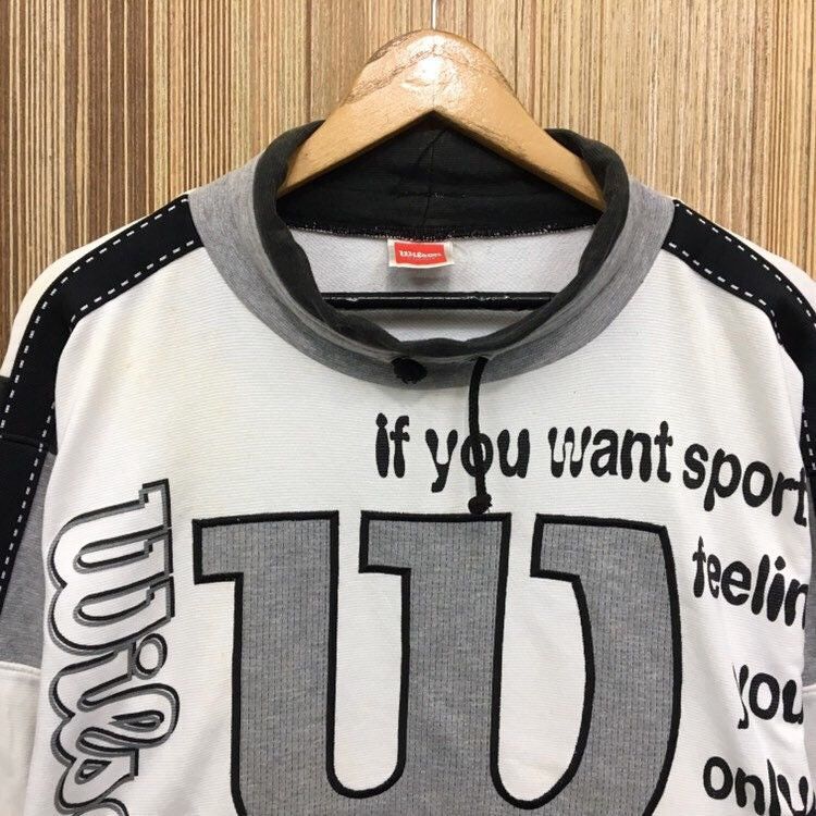 Sports Specialties × Vintage × Wilson Wilson Turtle Neck Sweatshirt Size US L / EU 52-54 / 3 - 8 Thumbnail