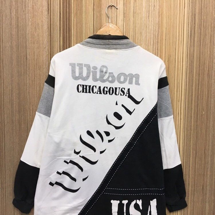 Sports Specialties × Vintage × Wilson Wilson Turtle Neck Sweatshirt Size US L / EU 52-54 / 3 - 6 Thumbnail