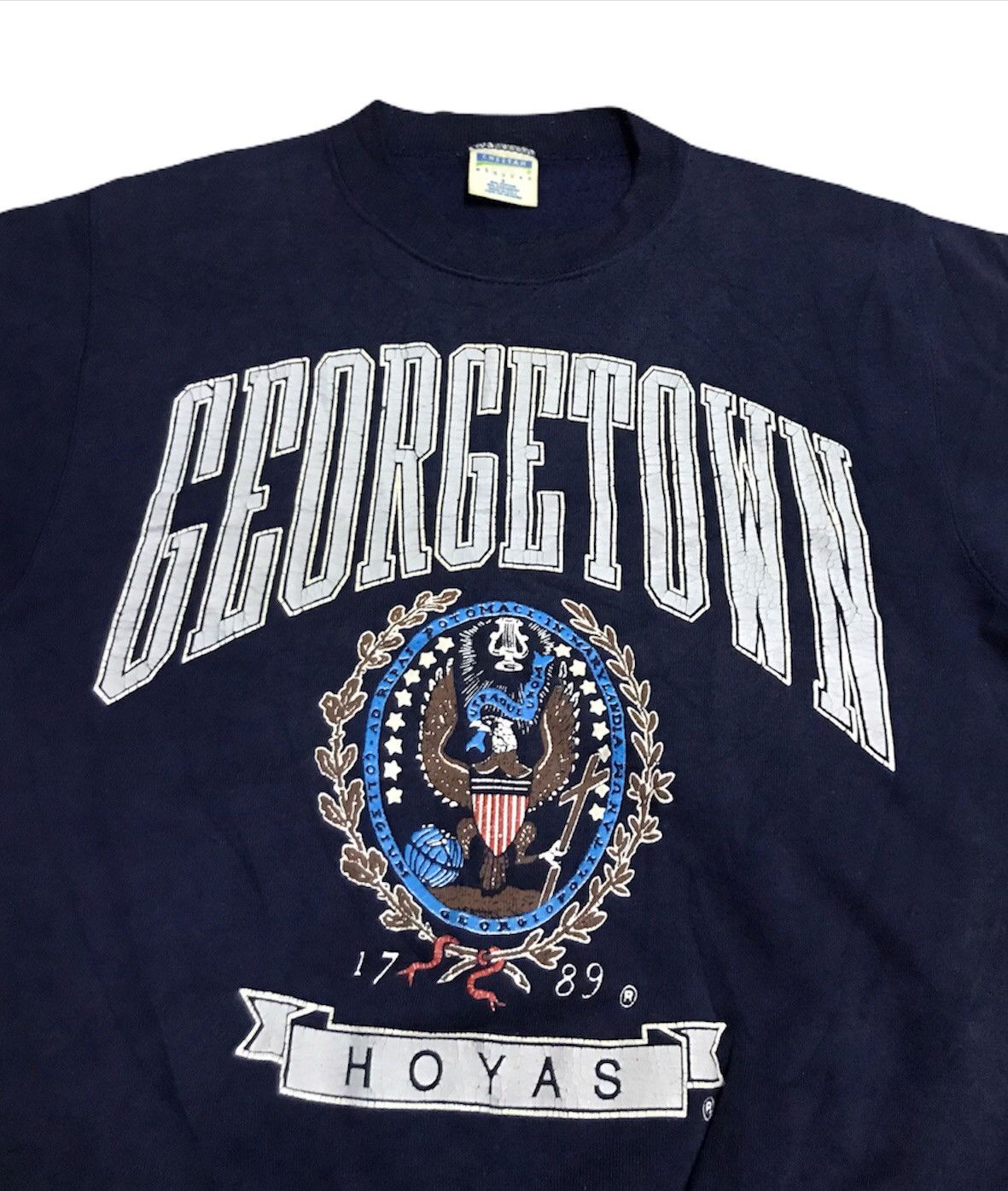 Vintage Vintage college Georgetown sweatshirt Size US S / EU 44-46 / 1 - 2 Thumbnail
