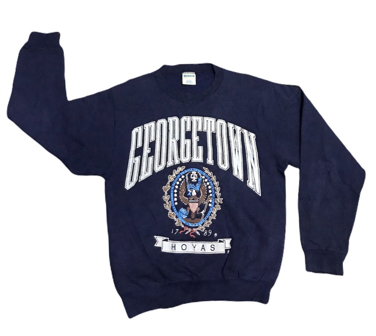 Vintage Vintage college Georgetown sweatshirt Size US S / EU 44-46 / 1 - 1 Thumbnail