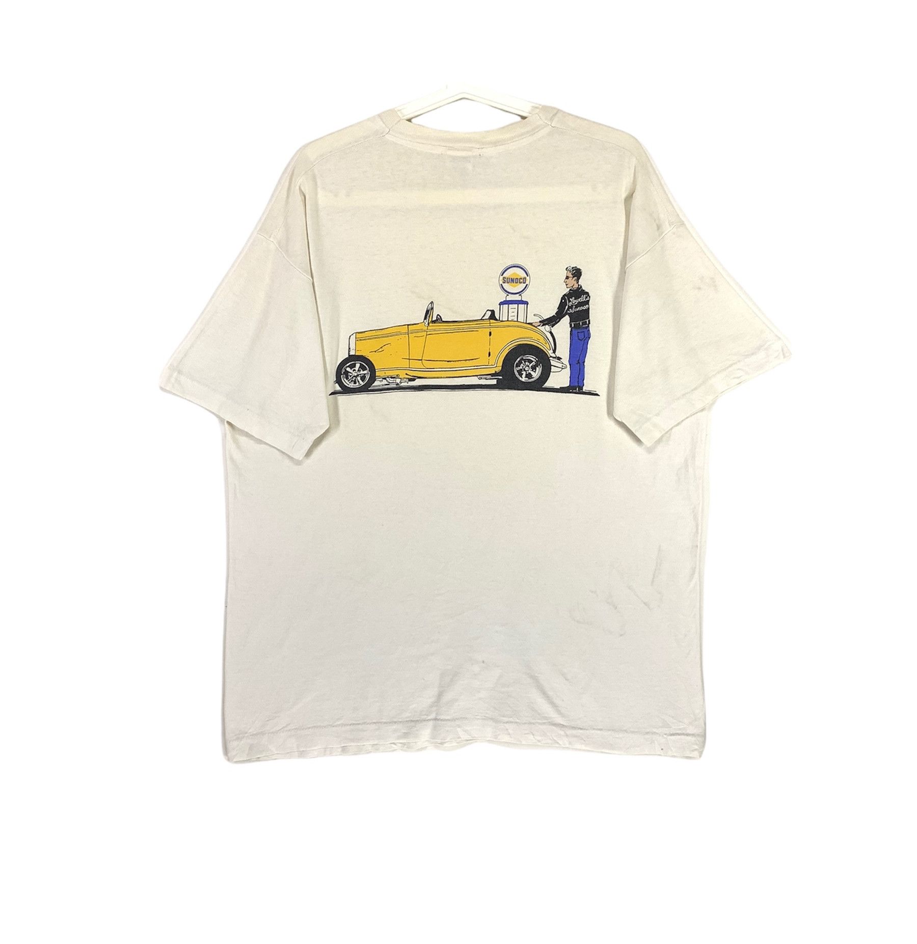 Vintage Sunoco gas station american motor fuel vintage 90s shirt Size US XL / EU 56 / 4 - 1 Thumbnail