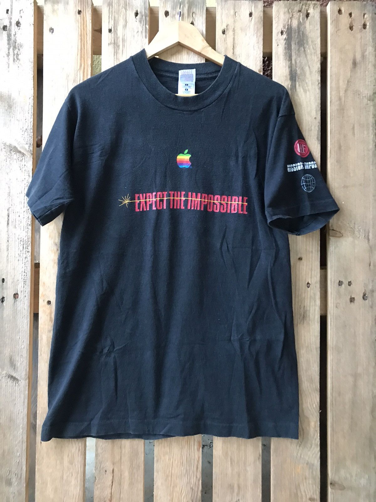 Apple Vtg 90s Mission Imposibble Tom Cruise Action Movie Tee Size US L / EU 52-54 / 3 - 3 Thumbnail