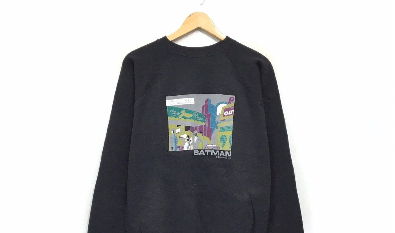 DC Comics × Vintage Vintage 90s Discus Athletic Batman Sweatshirt Size US M / EU 48-50 / 2 - 3 Thumbnail