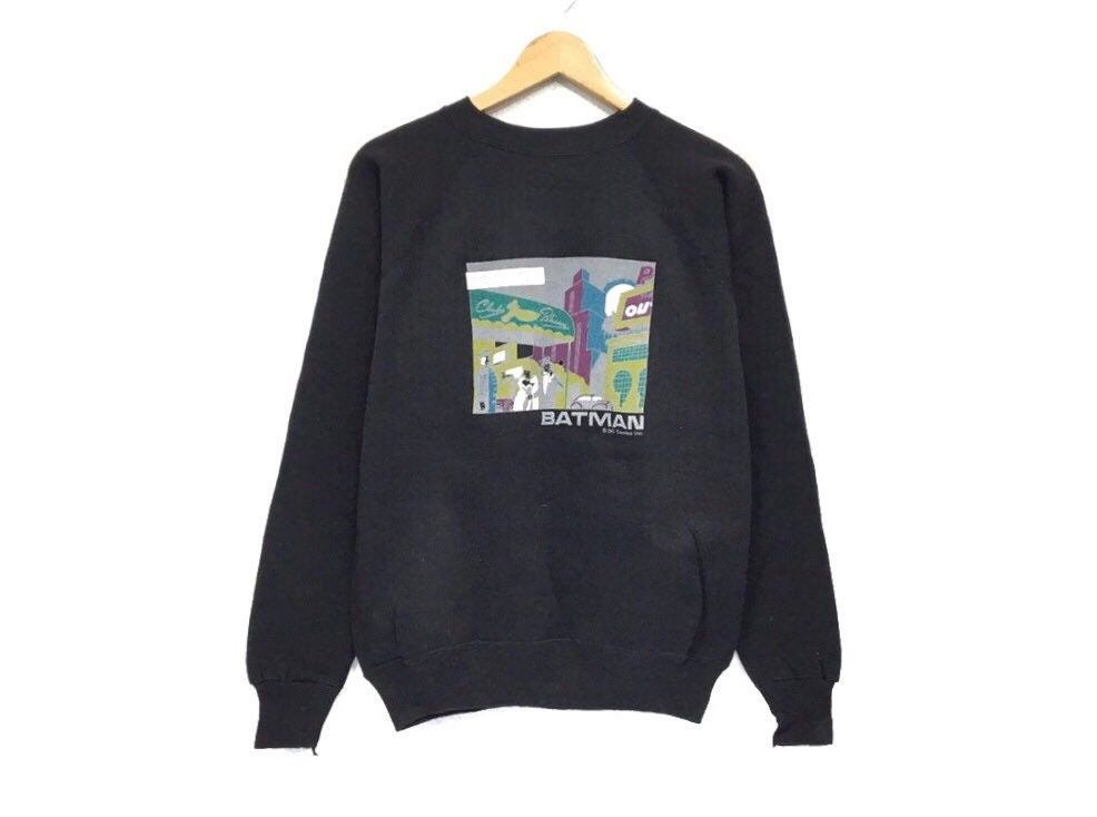 DC Comics × Vintage Vintage 90s Discus Athletic Batman Sweatshirt Size US M / EU 48-50 / 2 - 1 Thumbnail