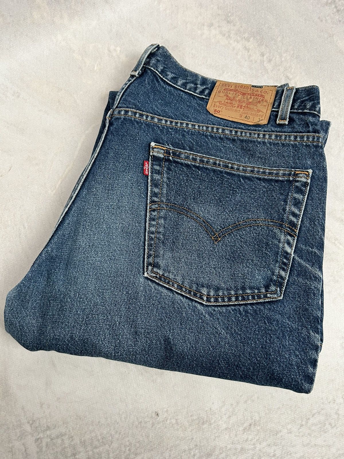 Levi's Vintage Levi’s 550 Made in USA 90s Washed Denim Pants Rare Size US 40 / EU 56 - 5 Thumbnail