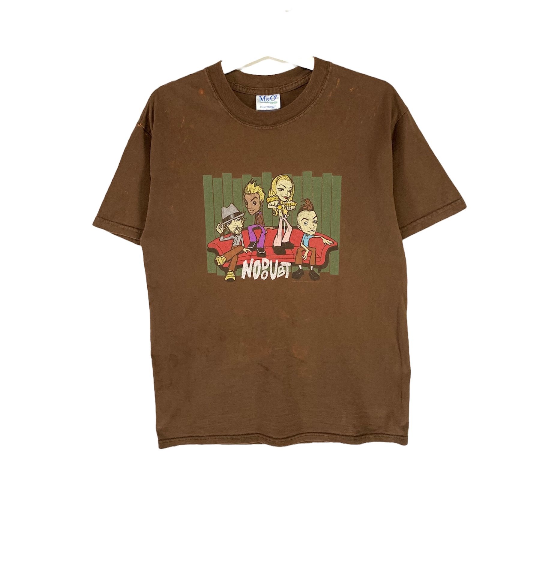 image of Band Tees x Tour Tee No Doubt Rock Steady Concert Tour Vintage Tshirt in Brown, Men's (Size Medium)