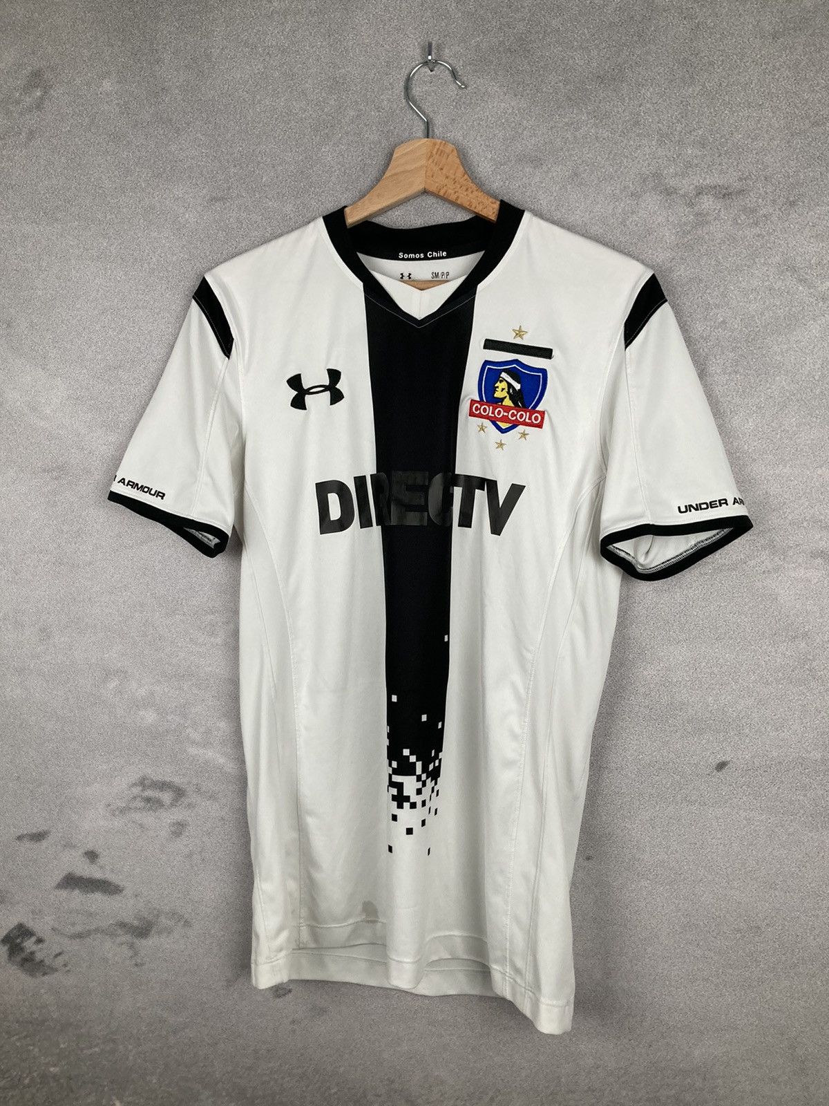 Under Armour Vintage Colo Colo Soccer Jersey Football Rare Size US S / EU 44-46 / 1 - 2 Thumbnail