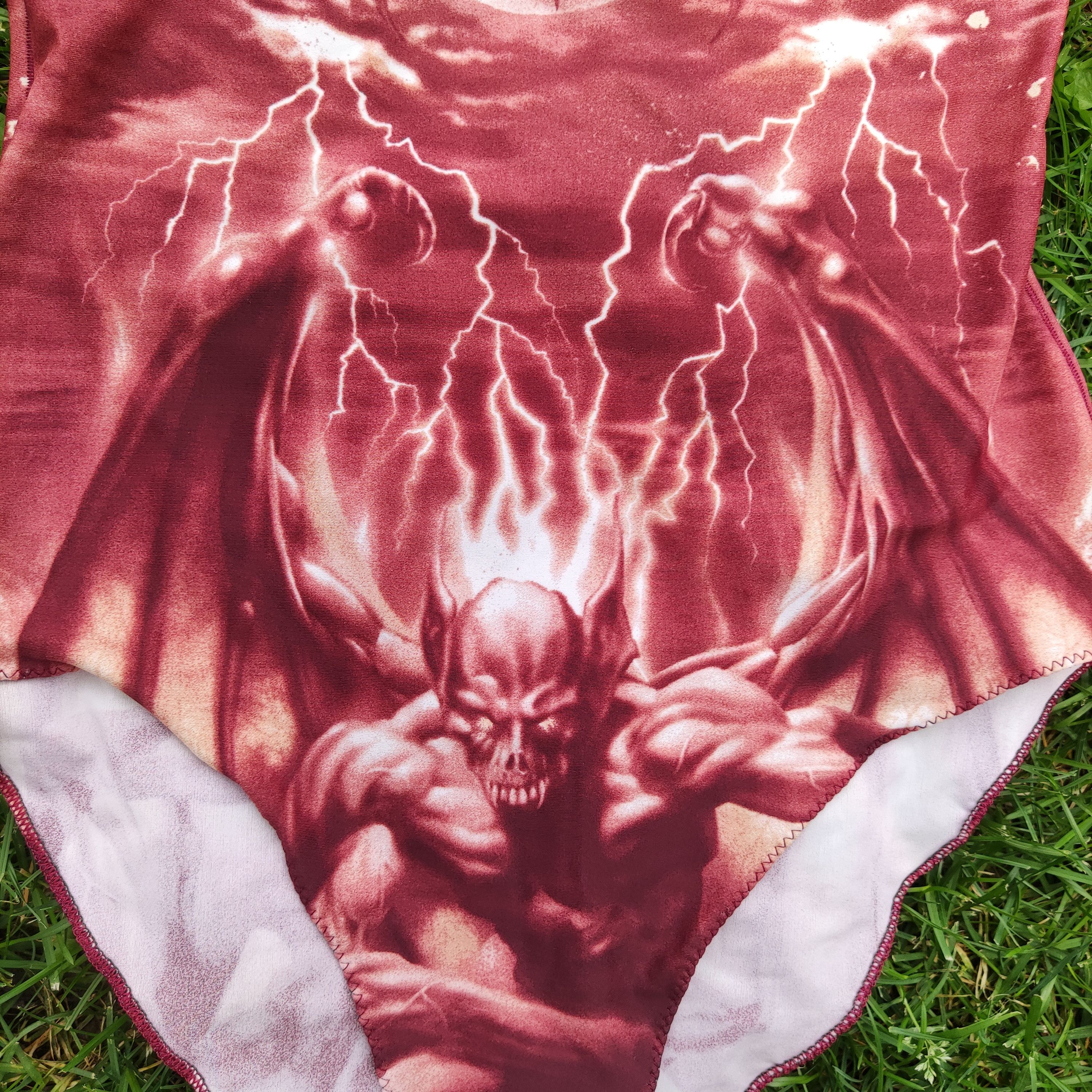 Jean Paul Gaultier Jean Paul Gaultier Satan Devil Hell 2001 Swimsuit Top Bikini Size L / US 10 / IT 46 - 4 Thumbnail