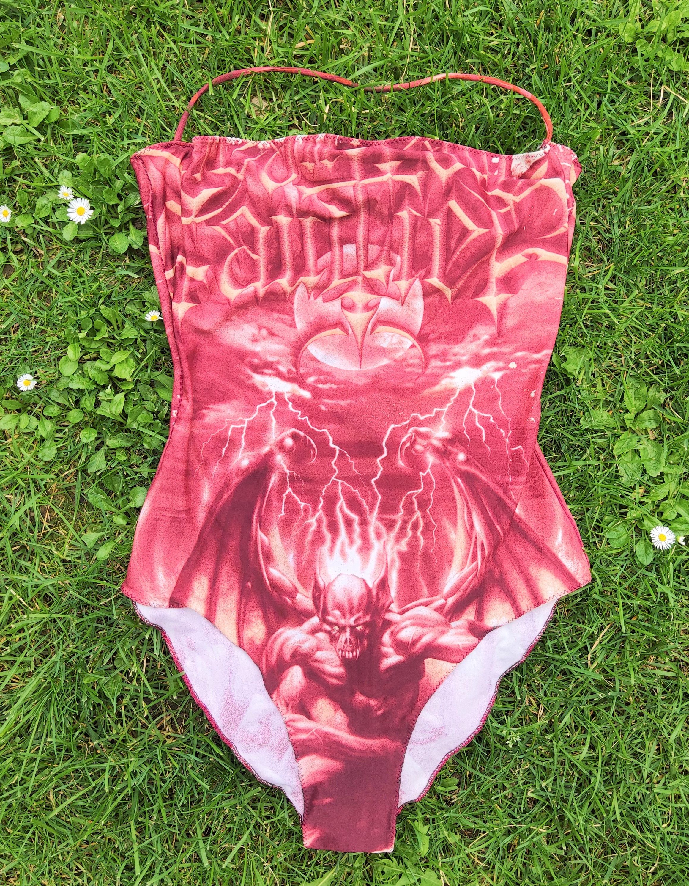 Jean Paul Gaultier Jean Paul Gaultier Satan Devil Hell 2001 Swimsuit Top Bikini Size L / US 10 / IT 46 - 1 Thumbnail