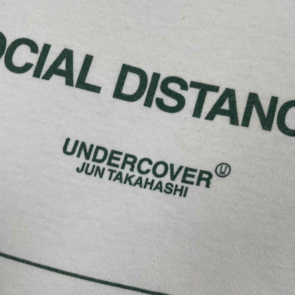 Japanese Brand Vintage Undercover Jun Takahashi Social Distance T-shirt Size US M / EU 48-50 / 2 - 7 Thumbnail