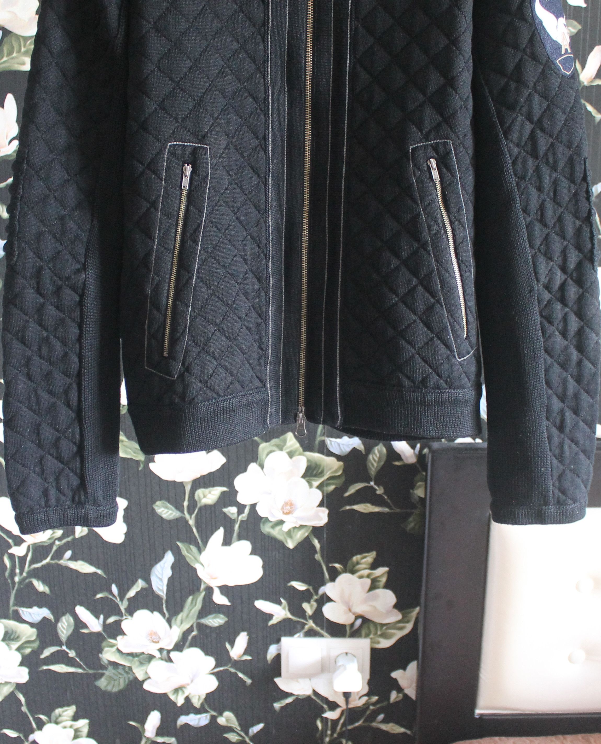 Armani Armani Jeans Wool Bomber Jacket Size US XL / EU 56 / 4 - 3 Thumbnail