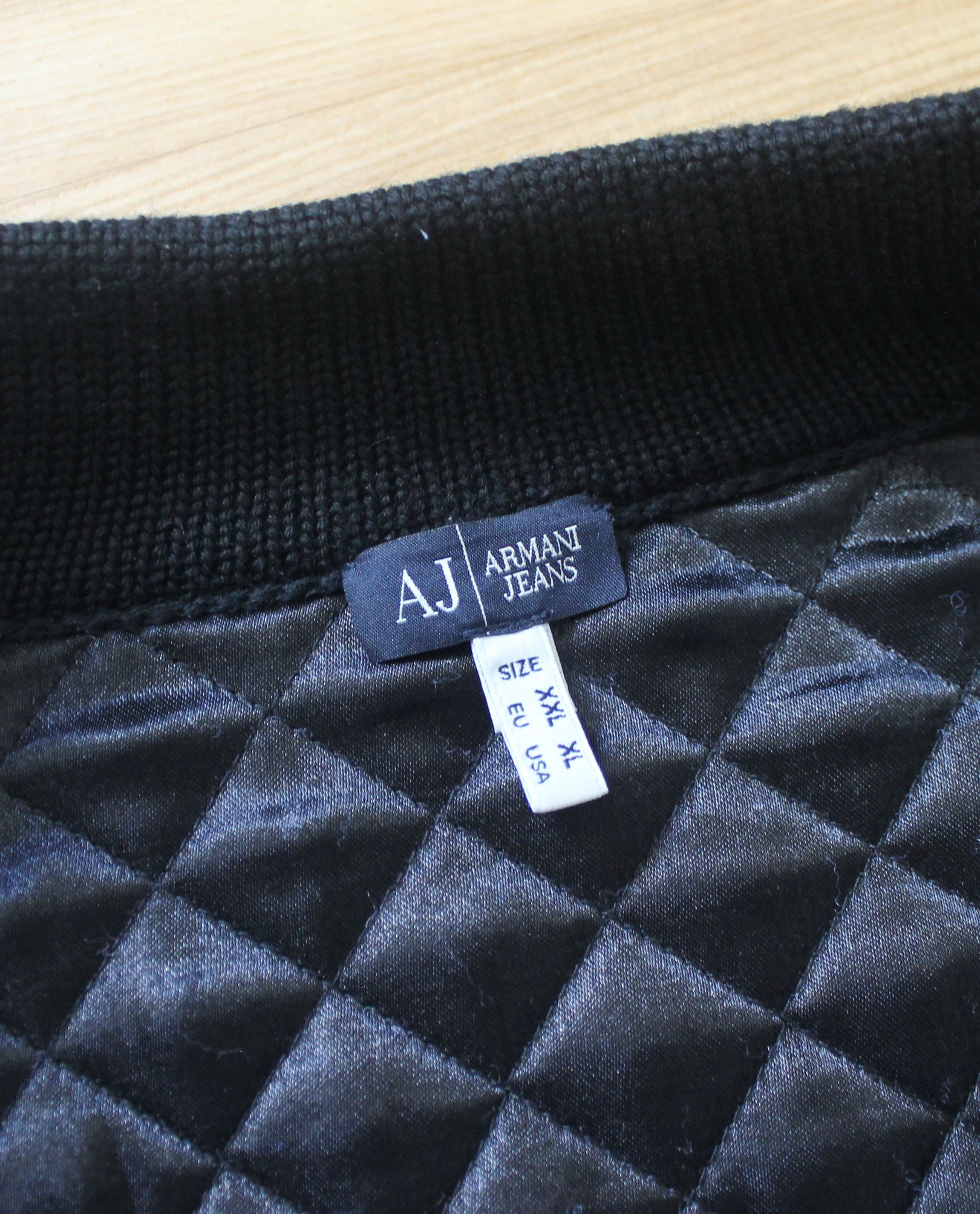 Armani Armani Jeans Wool Bomber Jacket Size US XL / EU 56 / 4 - 8 Thumbnail
