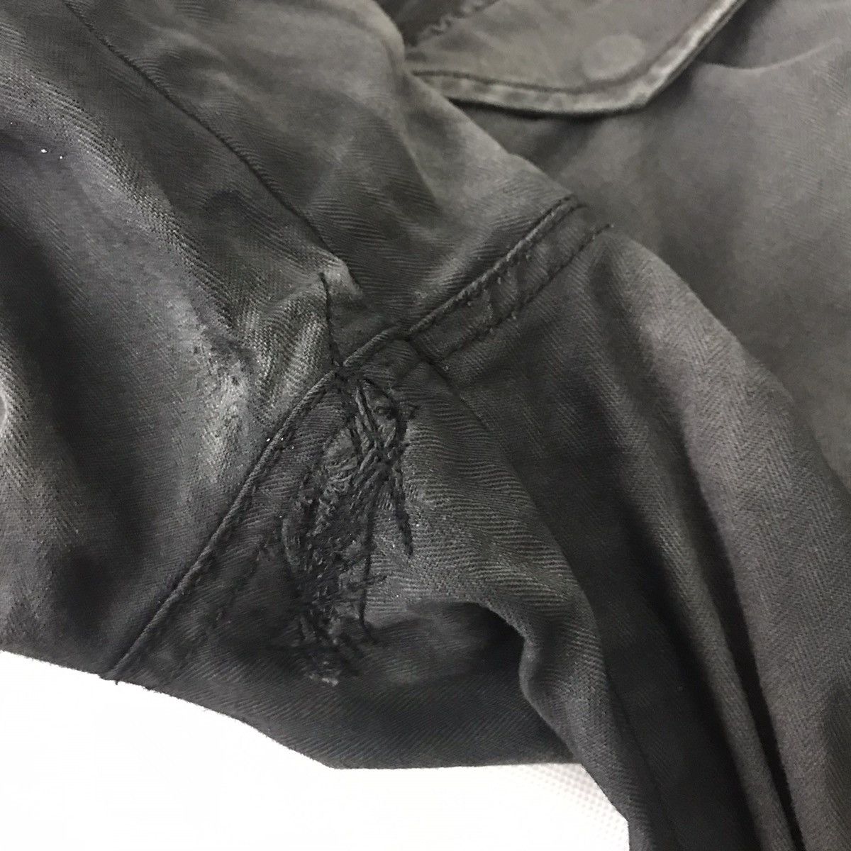 Beauty Beast × Gap Gap Tactical Cargo Black faded Spray style Double knees pant Size US 34 / EU 50 - 17 Thumbnail