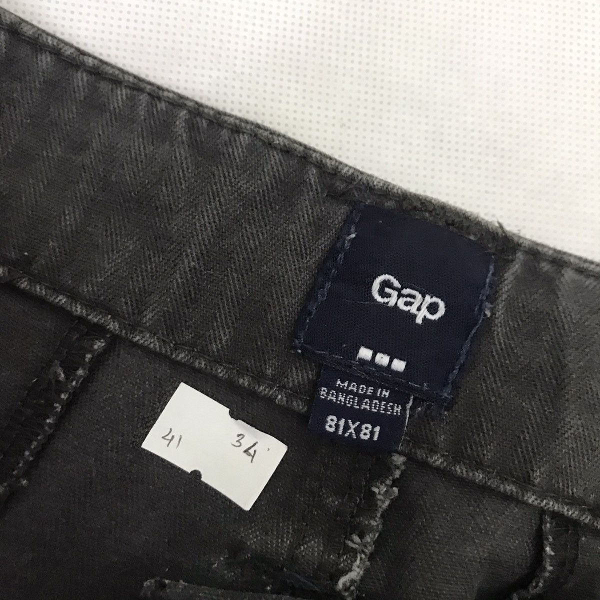 Beauty Beast × Gap Gap Tactical Cargo Black faded Spray style Double knees pant Size US 34 / EU 50 - 15 Thumbnail