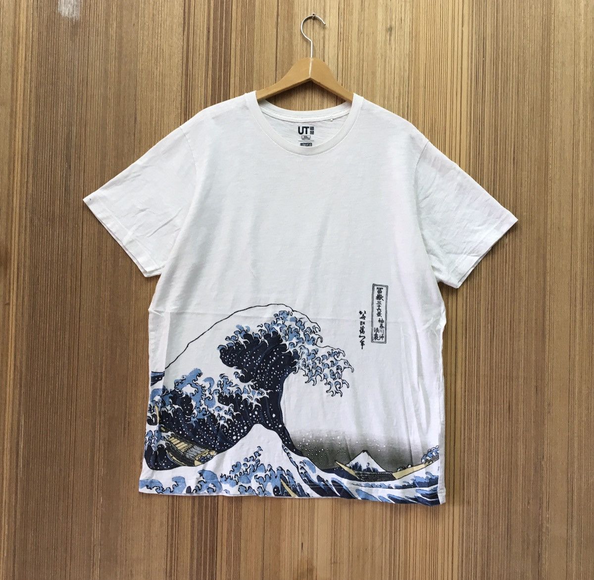 HOKUSAI BLUE Crewneck Sukajan Shirts