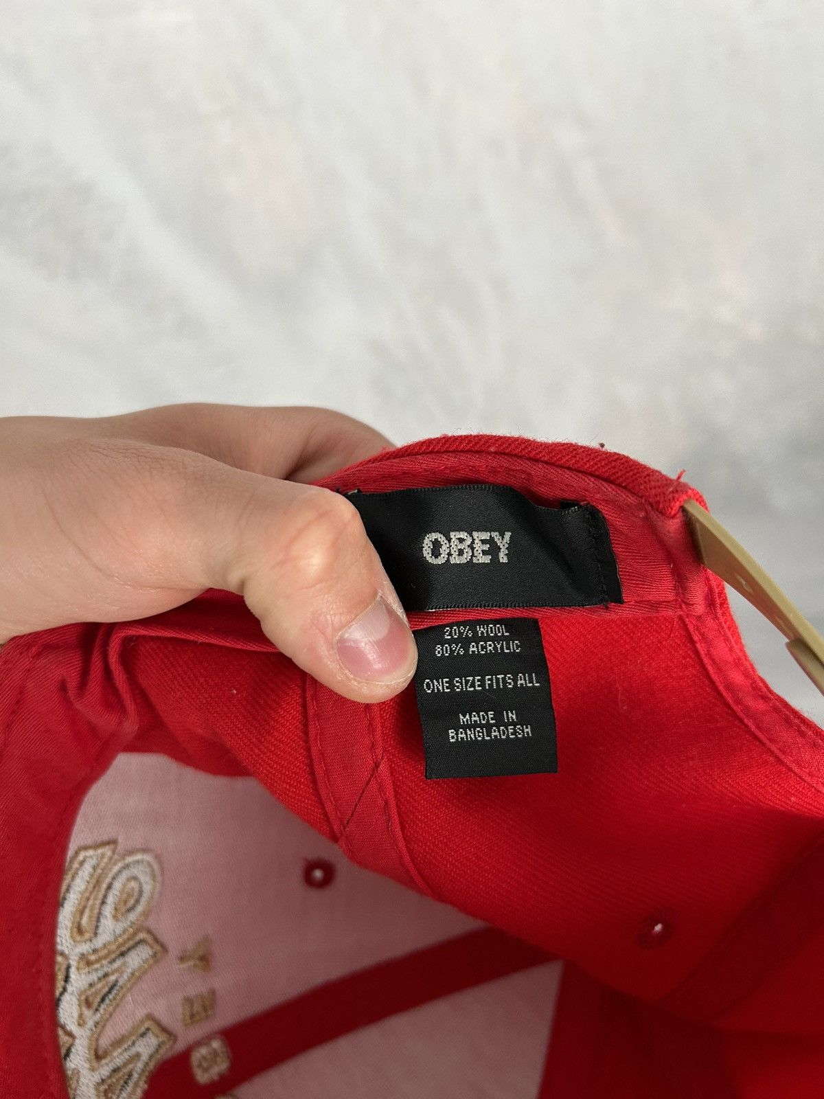 Obey Vintage Obey Streetwear SnapBack Hat Cap 90s Y2K Skate Size ONE SIZE - 5 Thumbnail