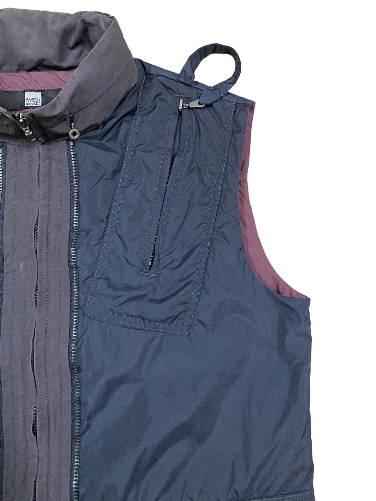 Marc Buchanan × Marithe + Francois Girbaud × Pelle Pelle Vtg🔥Marithe Francois Girbaud Tactical Vest Jacket Size 38R - 7 Thumbnail