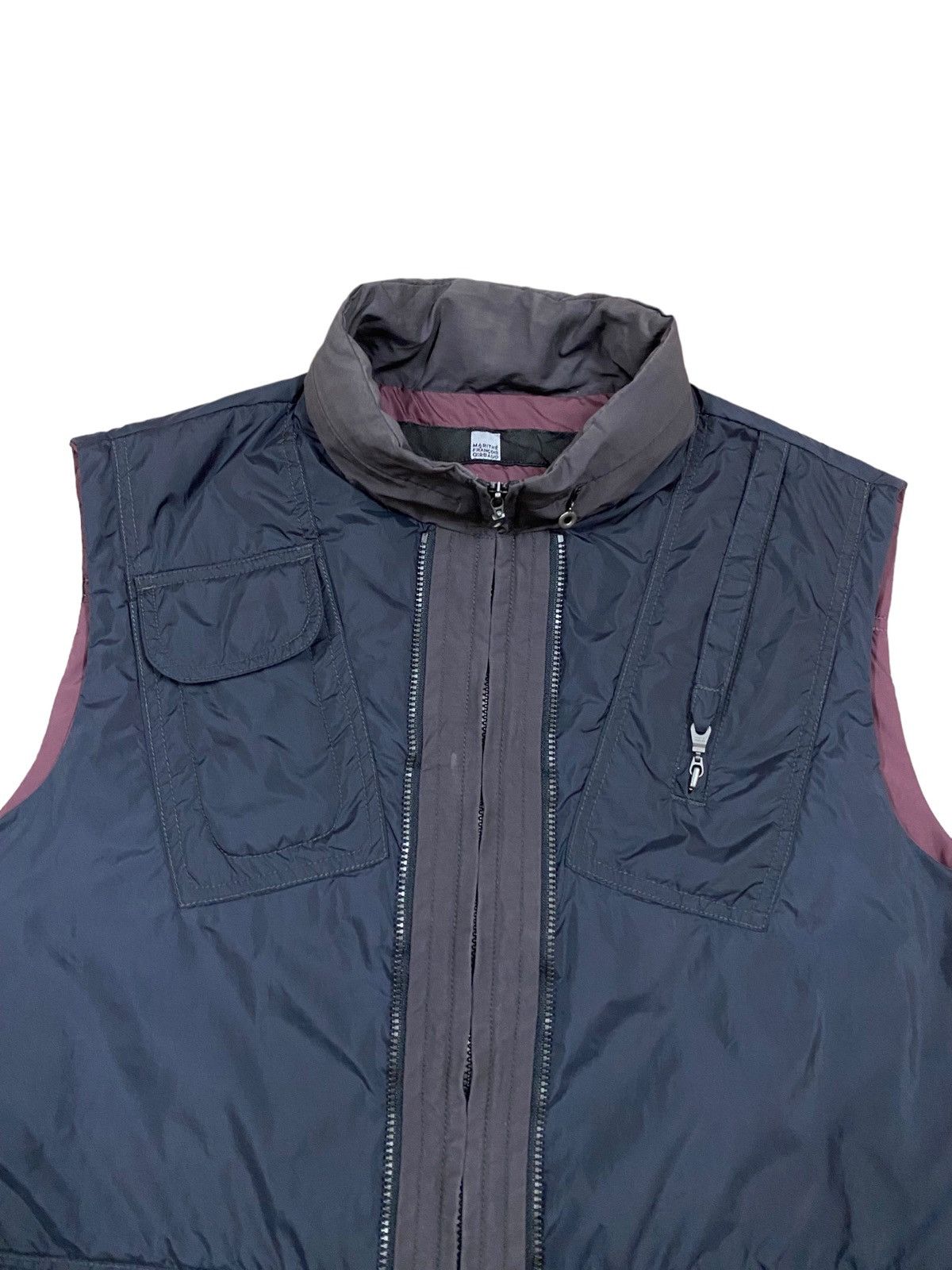 Marc Buchanan × Marithe + Francois Girbaud × Pelle Pelle Vtg🔥Marithe Francois Girbaud Tactical Vest Jacket Size 38R - 10 Thumbnail