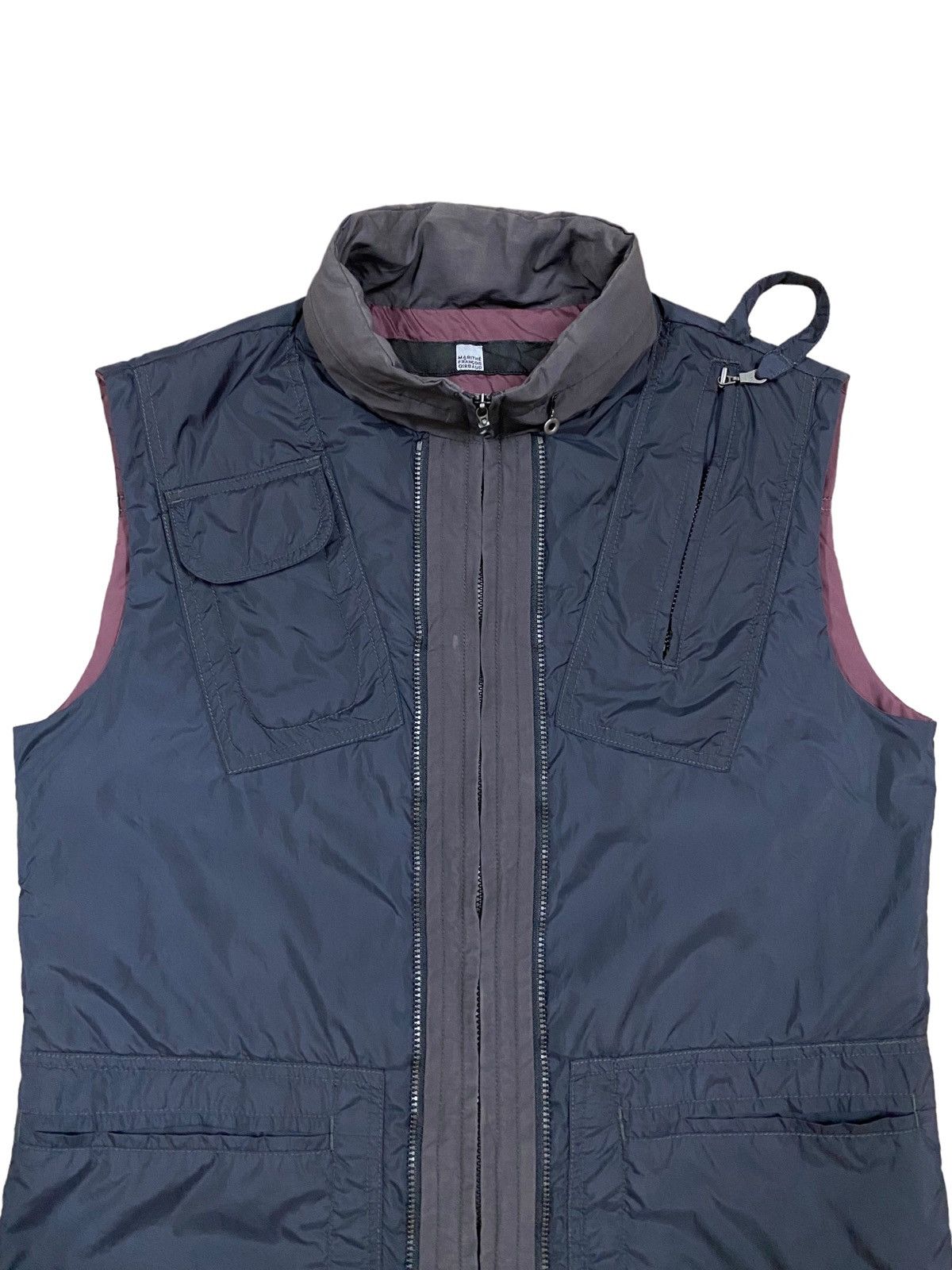 Marc Buchanan × Marithe + Francois Girbaud × Pelle Pelle Vtg🔥Marithe Francois Girbaud Tactical Vest Jacket Size 38R - 4 Thumbnail
