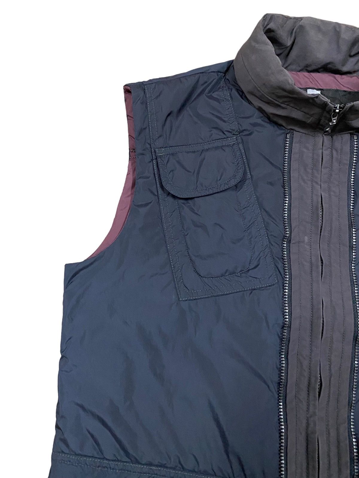Marc Buchanan × Marithe + Francois Girbaud × Pelle Pelle Vtg🔥Marithe Francois Girbaud Tactical Vest Jacket Size 38R - 6 Thumbnail
