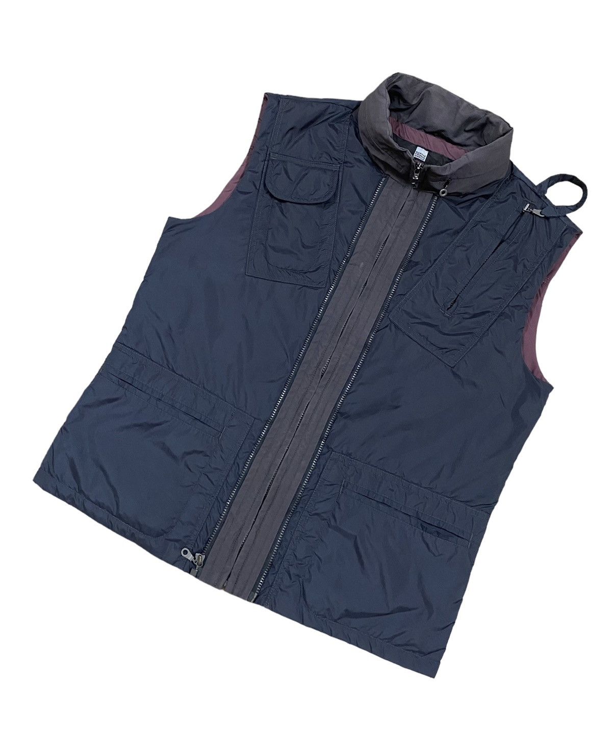 Marc Buchanan × Marithe + Francois Girbaud × Pelle Pelle Vtg🔥Marithe Francois Girbaud Tactical Vest Jacket Size 38R - 9 Thumbnail