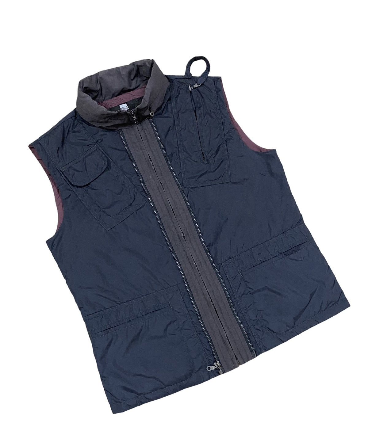 Marc Buchanan × Marithe + Francois Girbaud × Pelle Pelle Vtg🔥Marithe Francois Girbaud Tactical Vest Jacket Size 38R - 8 Thumbnail