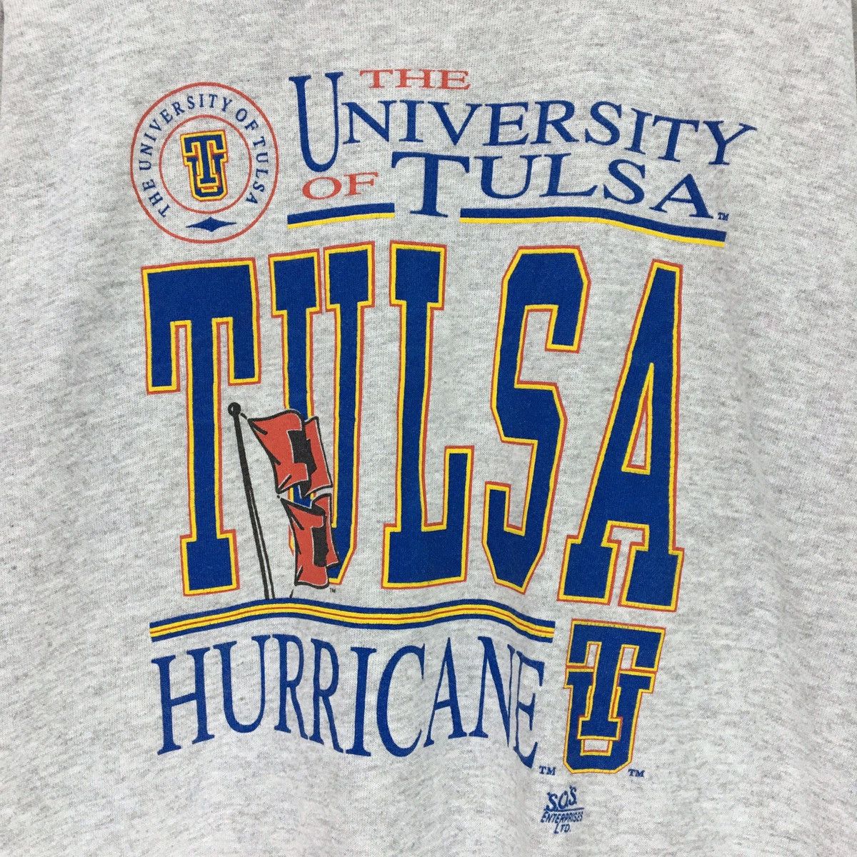 Tultex Vintage 90s UNIVERSITY OF TULSA Sweatshirts Size US M / EU 48-50 / 2 - 6 Thumbnail
