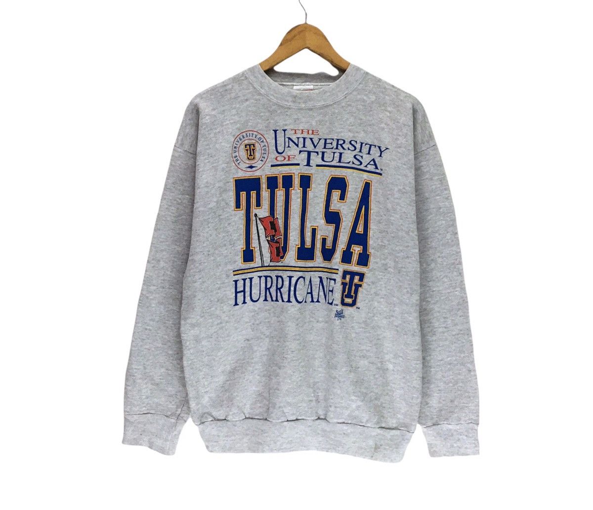 Tultex Vintage 90s UNIVERSITY OF TULSA Sweatshirts Size US M / EU 48-50 / 2 - 1 Thumbnail