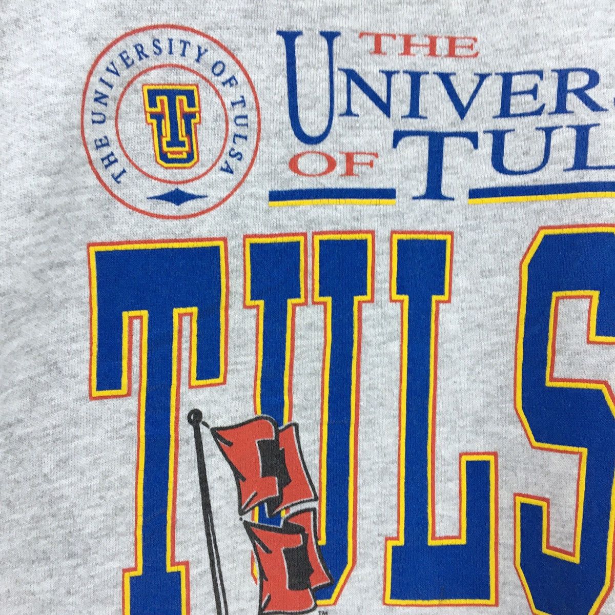 Tultex Vintage 90s UNIVERSITY OF TULSA Sweatshirts Size US M / EU 48-50 / 2 - 7 Thumbnail