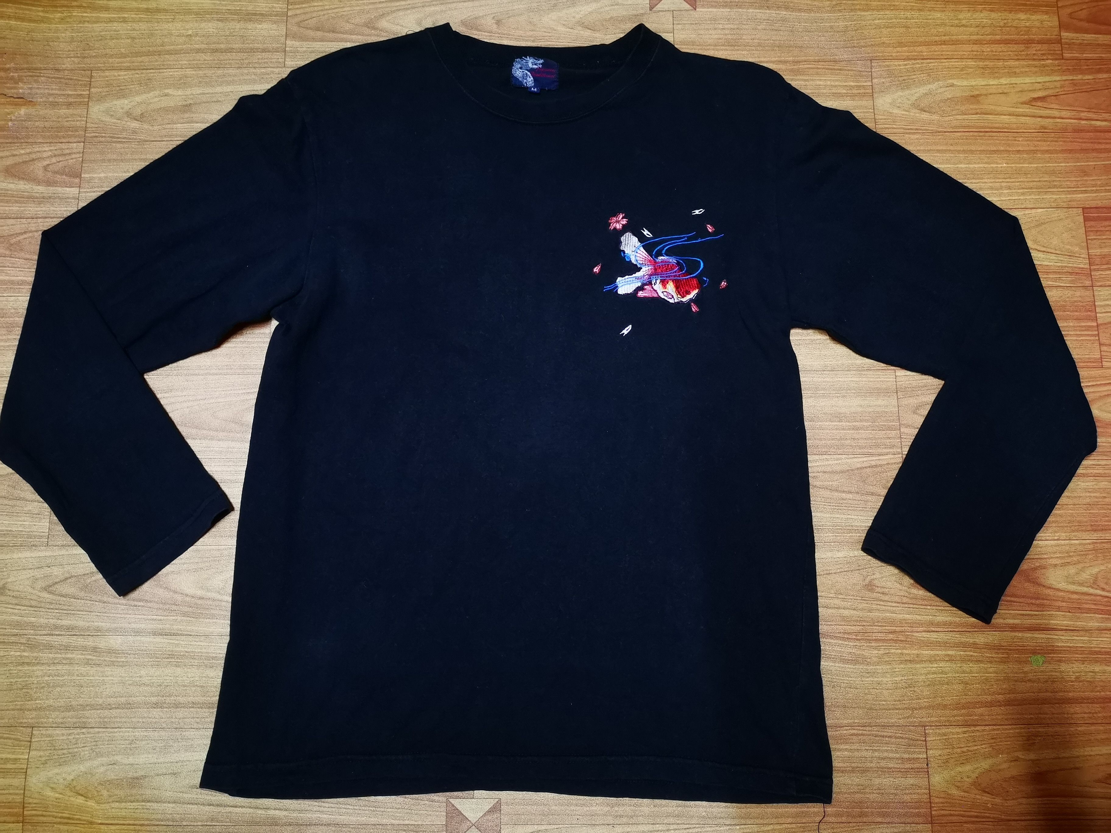 Japanese Brand Long sleeve Sukajan Koi fish embroidery Size US M / EU 48-50 / 2 - 3 Thumbnail