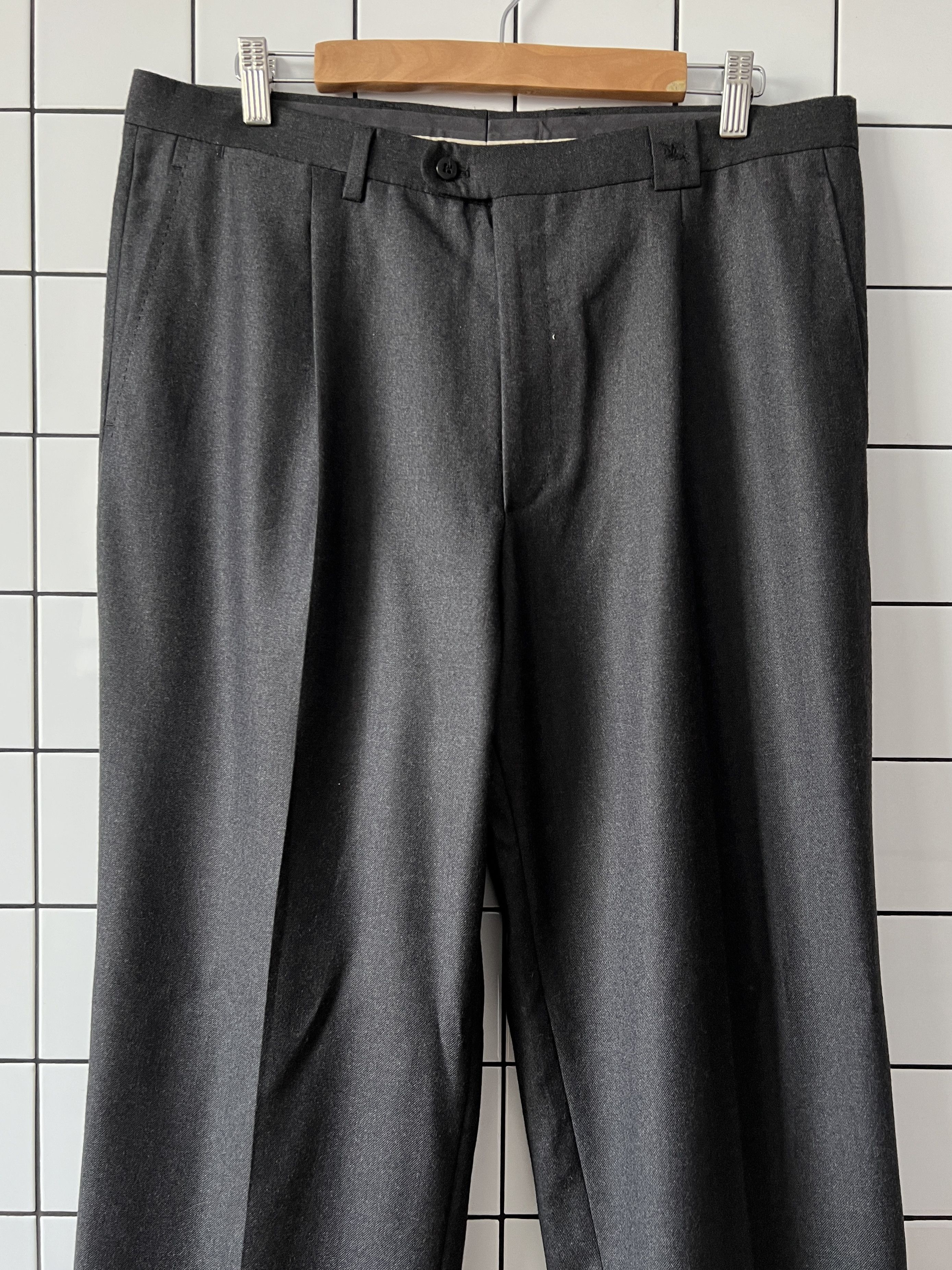 Burberry BURBERRY Pants Suit Trousers Wool Gray A8048 Size US 36 / EU 52 - 7 Thumbnail